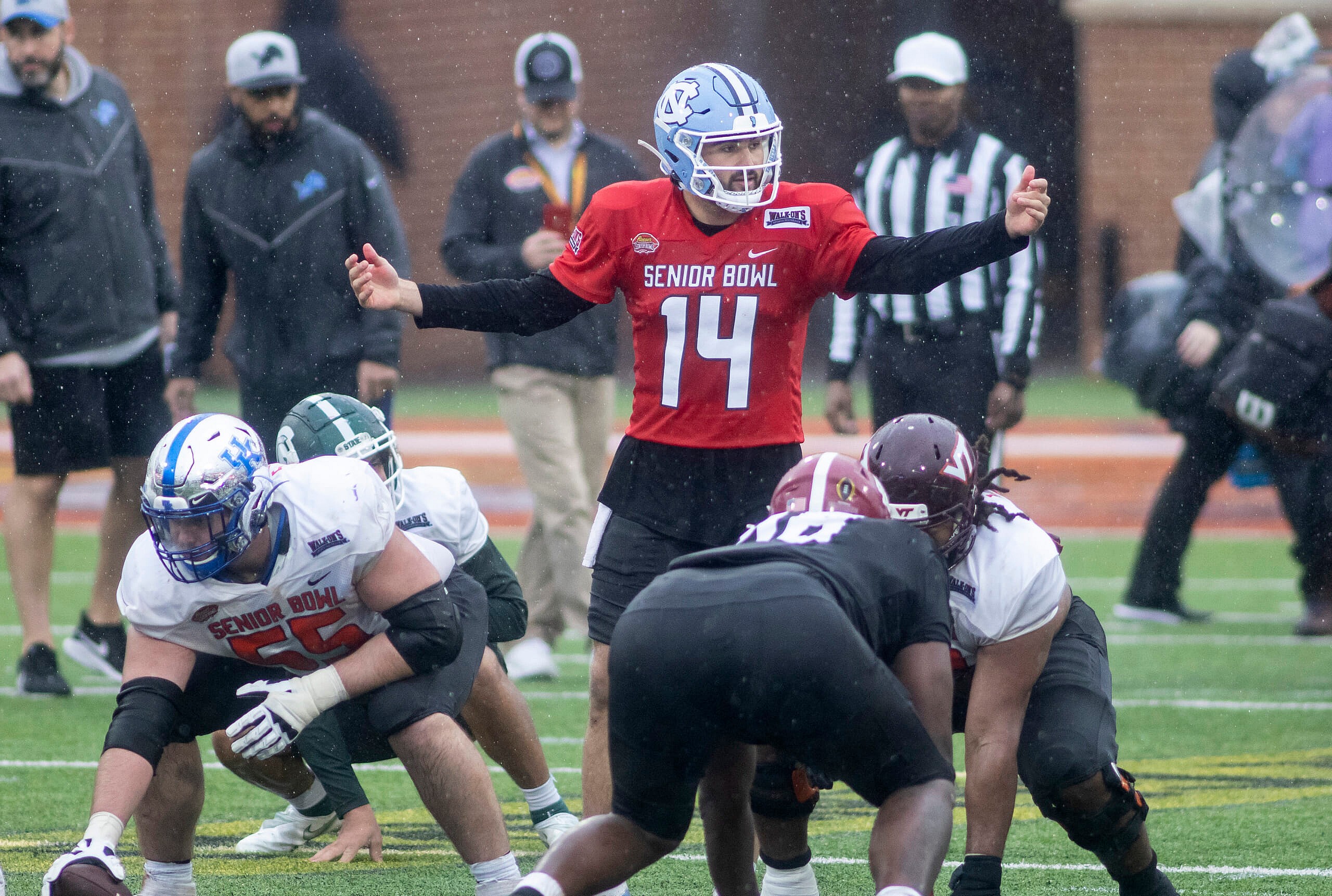 NCAA Football: Senior Bowl Practice