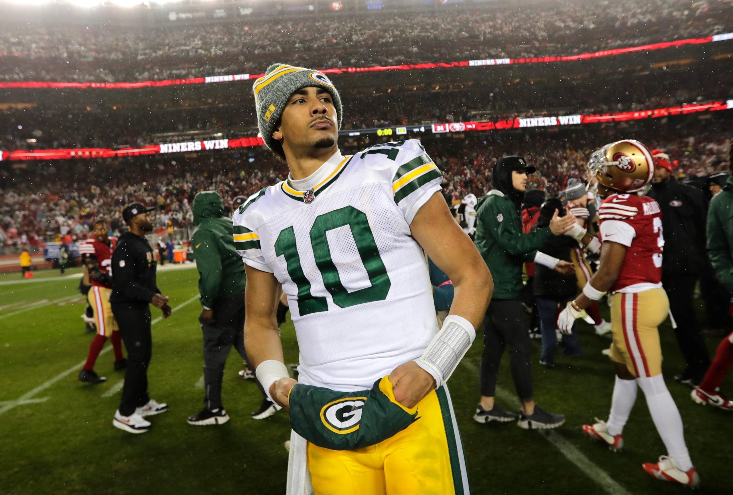 nfl divisional playoffs winners and losres: jordan love