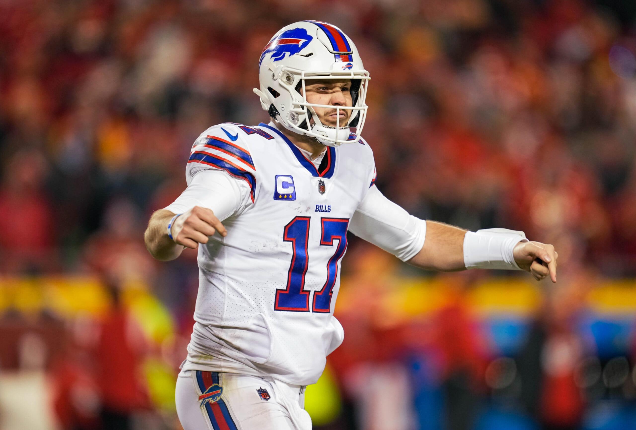 Longest football throws in history; Josh allen 