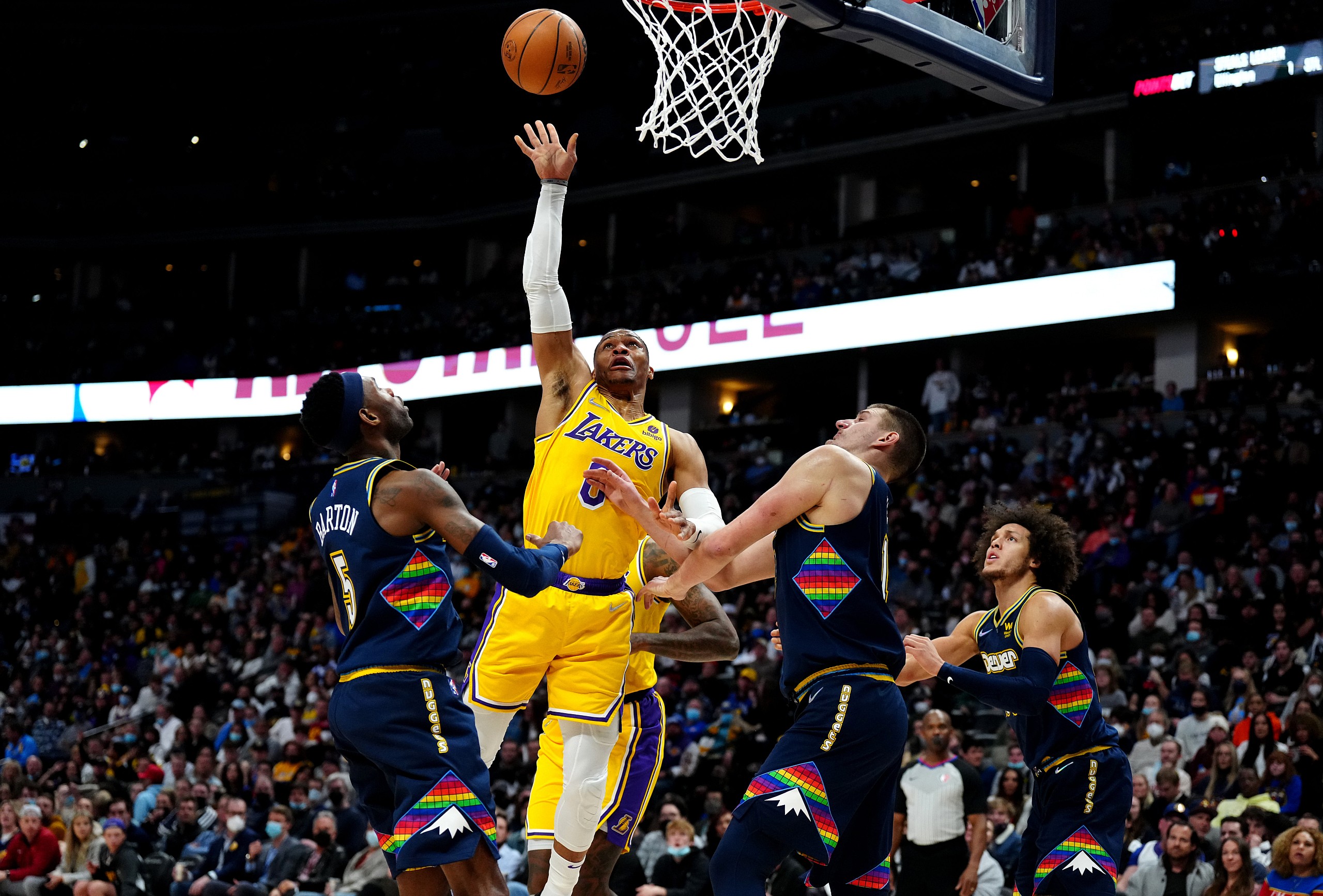 lakers, russell westbrook