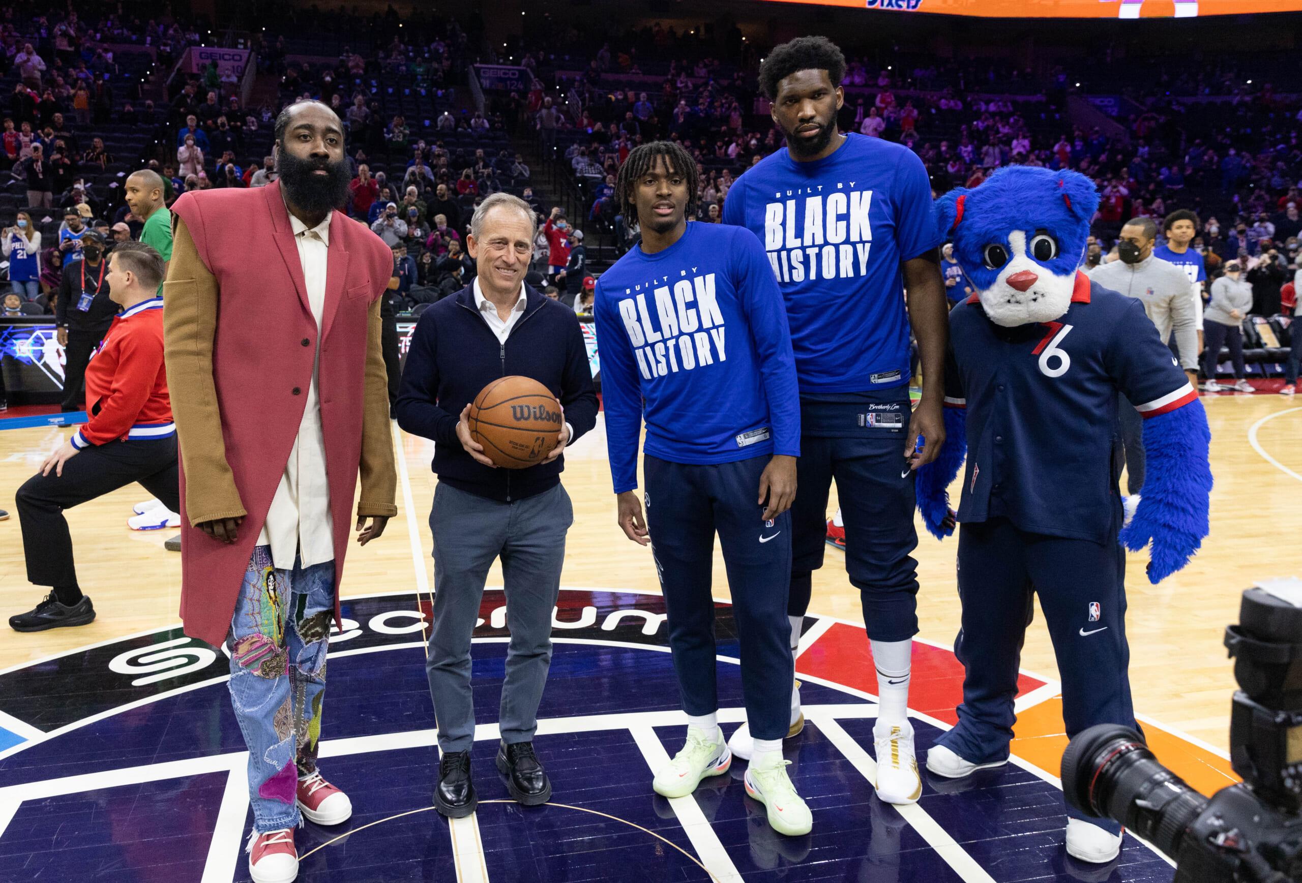 philadelphia 76ers joel embiid james harden