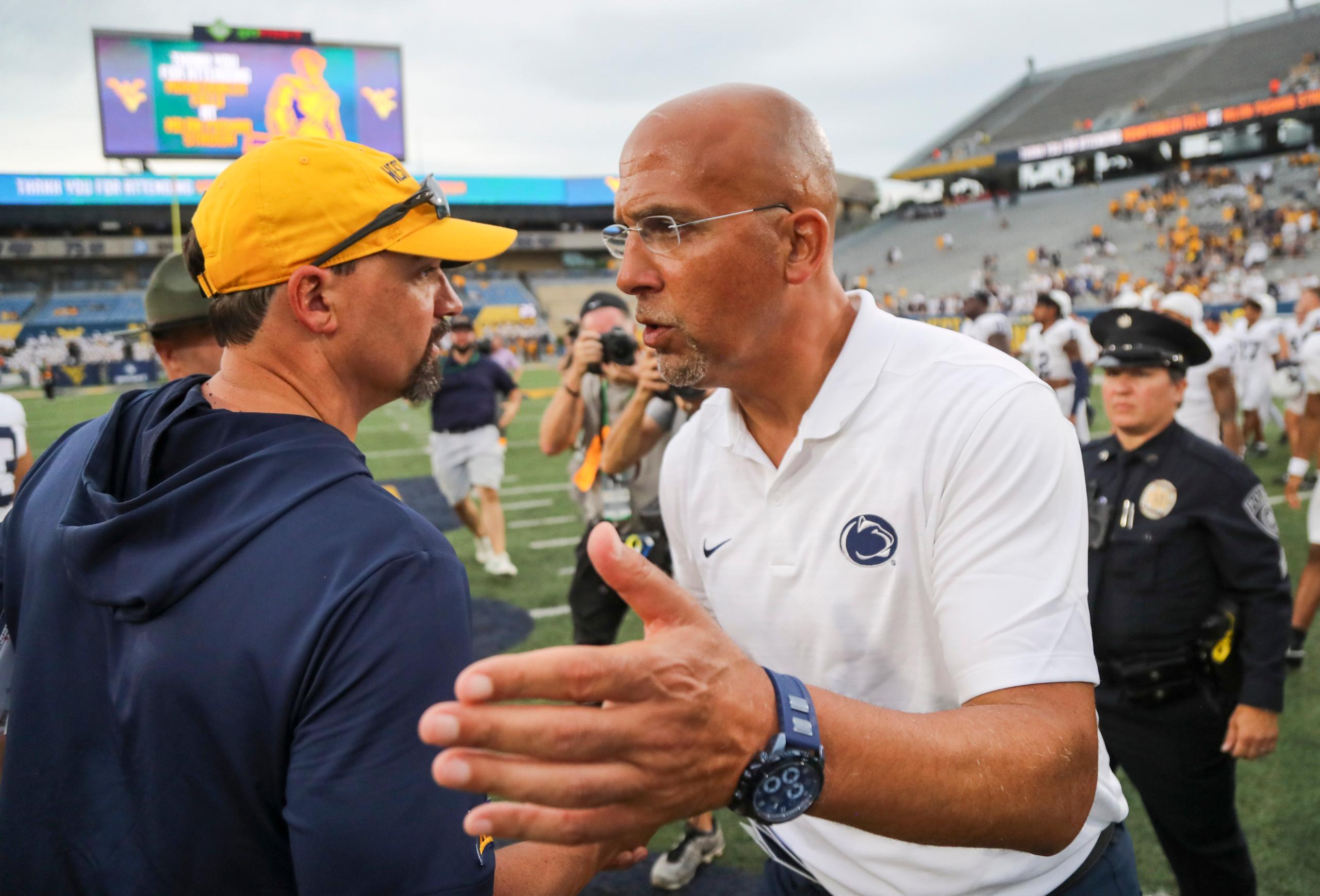 Penn State head coach James Franklin
