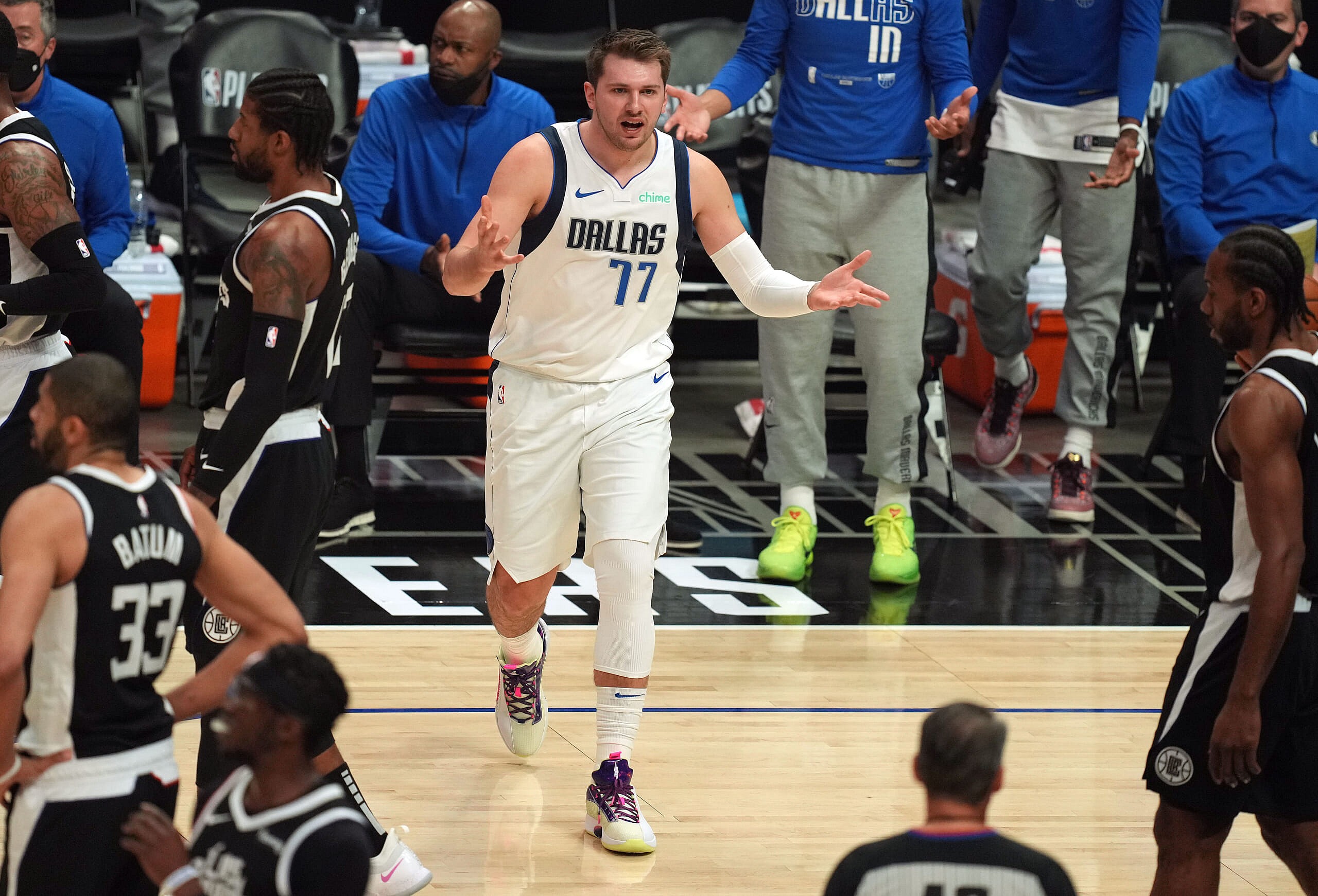 dallas mavericks luka doncic upset