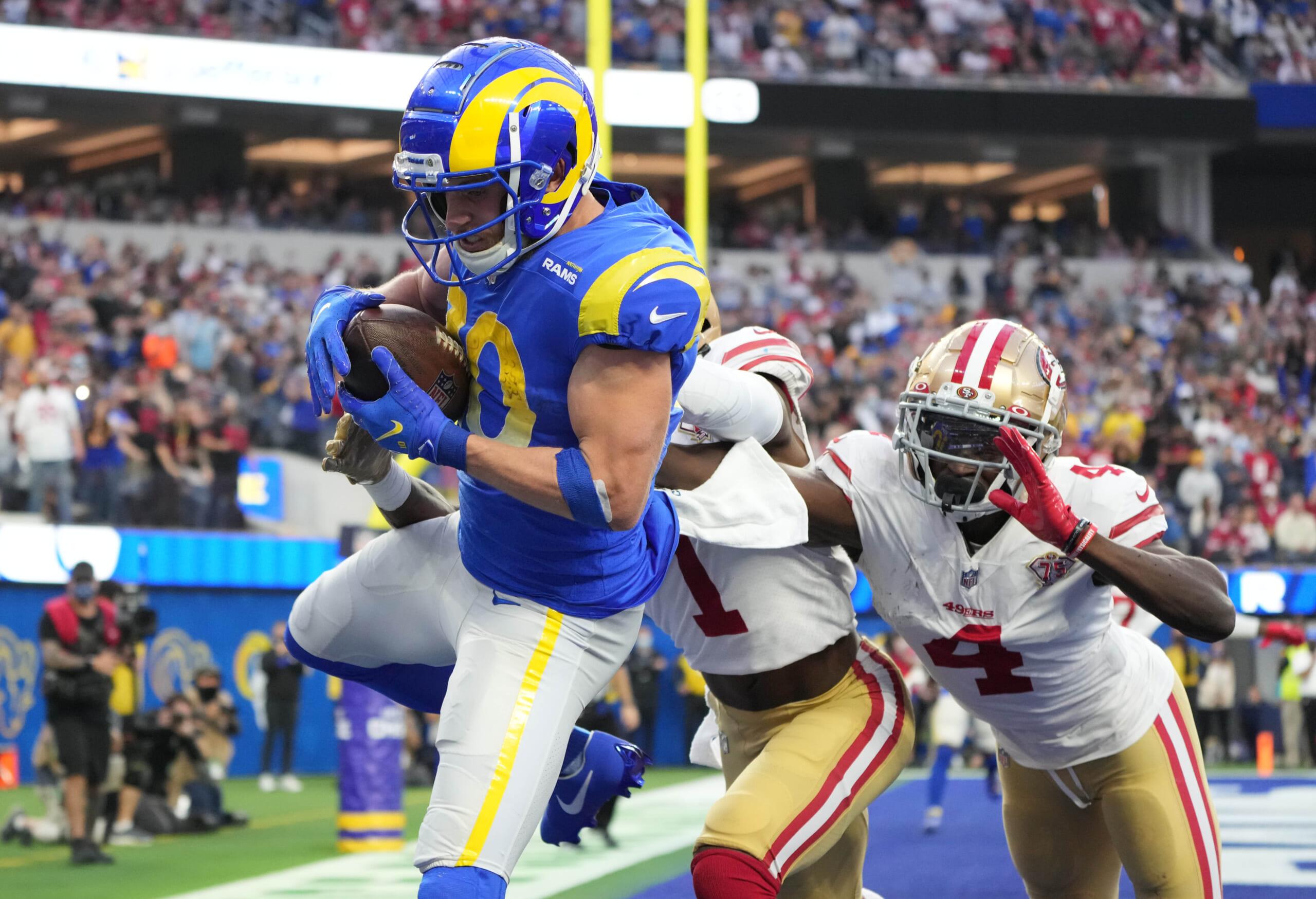 los angeles rams cooper kupp against san francisco 49ers