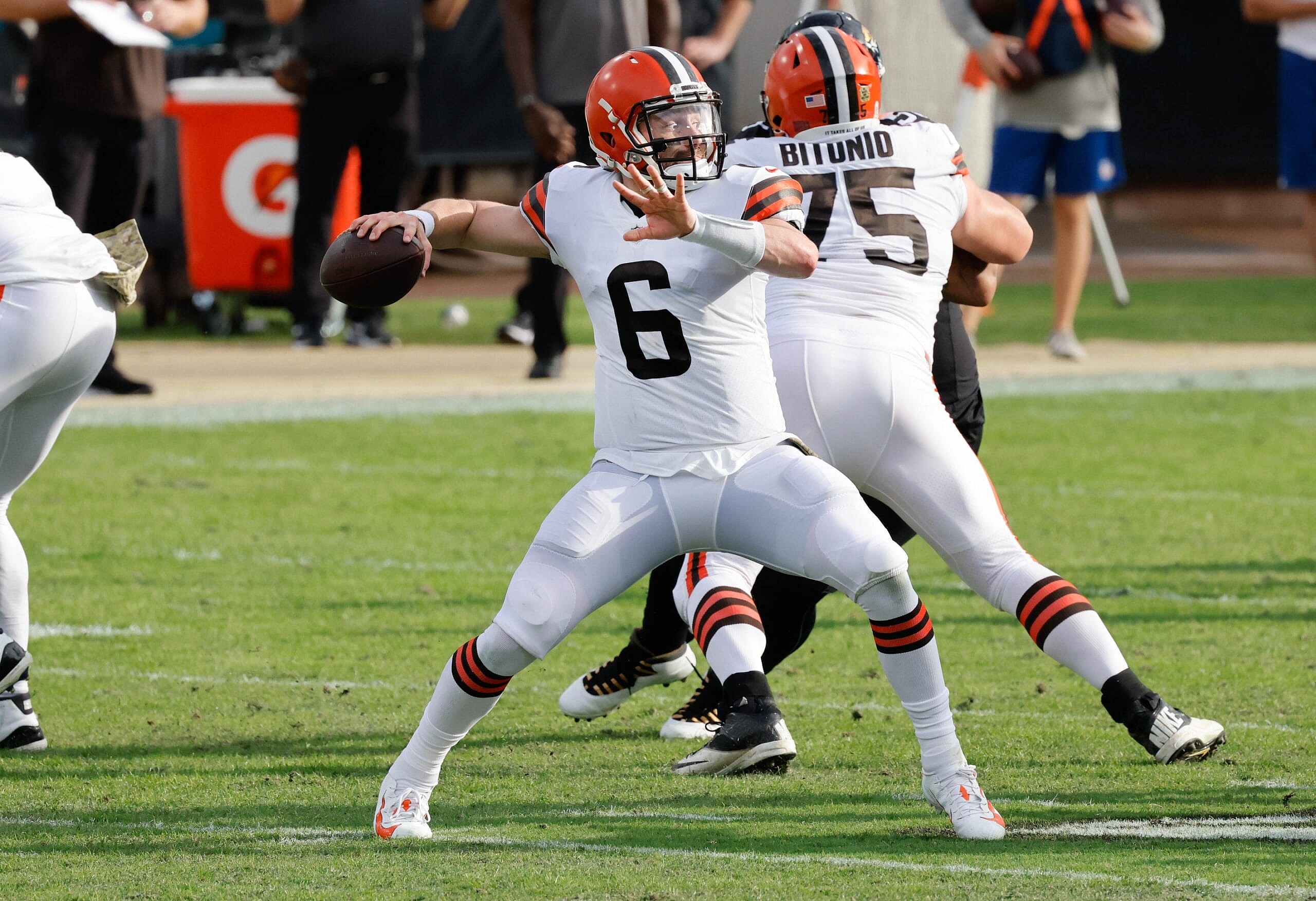 Baker Mayfield Brian Baldinger