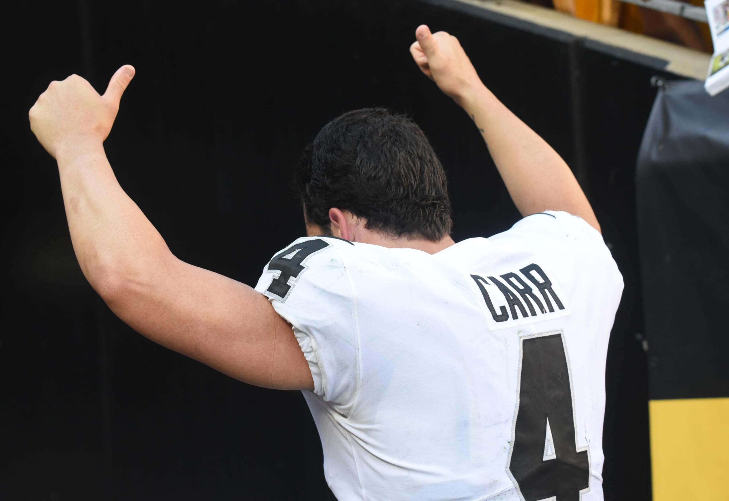 chargers vs raiders preview: derek carr