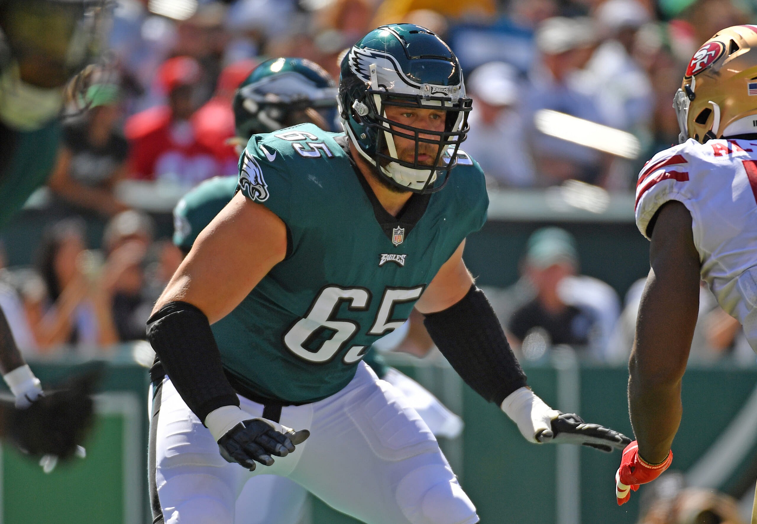 baltimore ravens trade for lane johnson