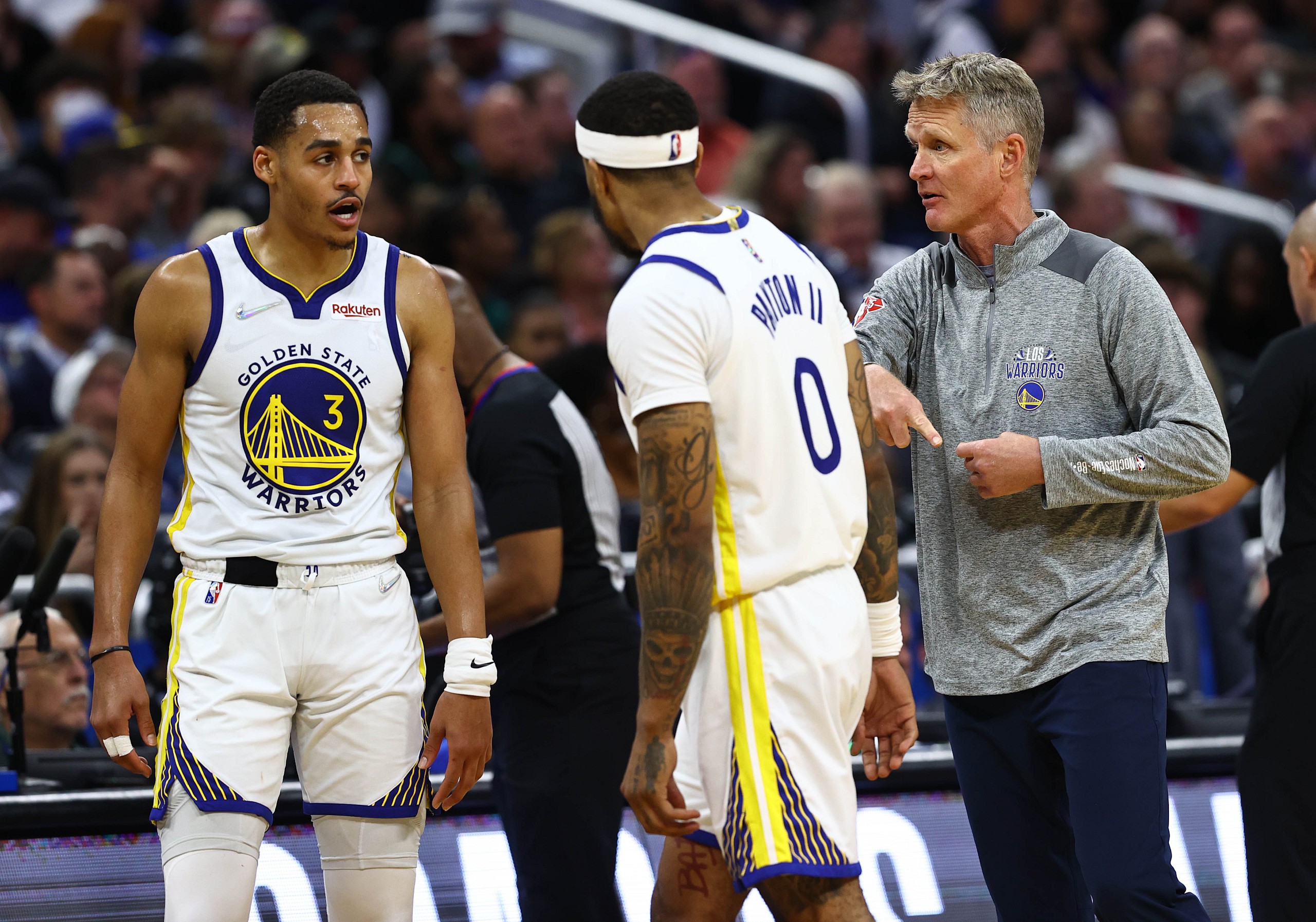 nba finals game 2: gary payton, jordan pool, golden state warriors