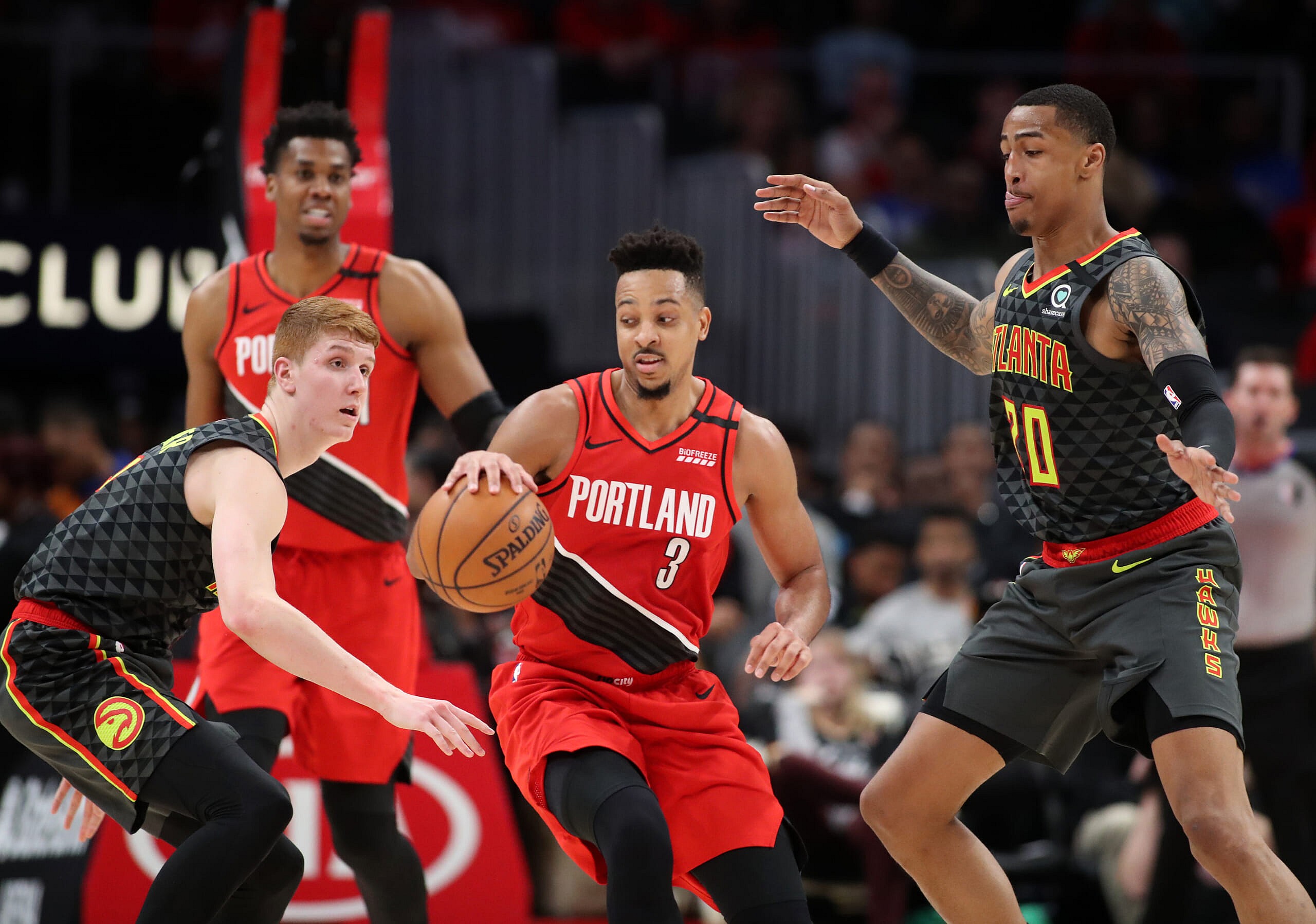 c.j. mccollum trade to the atlanta hawks