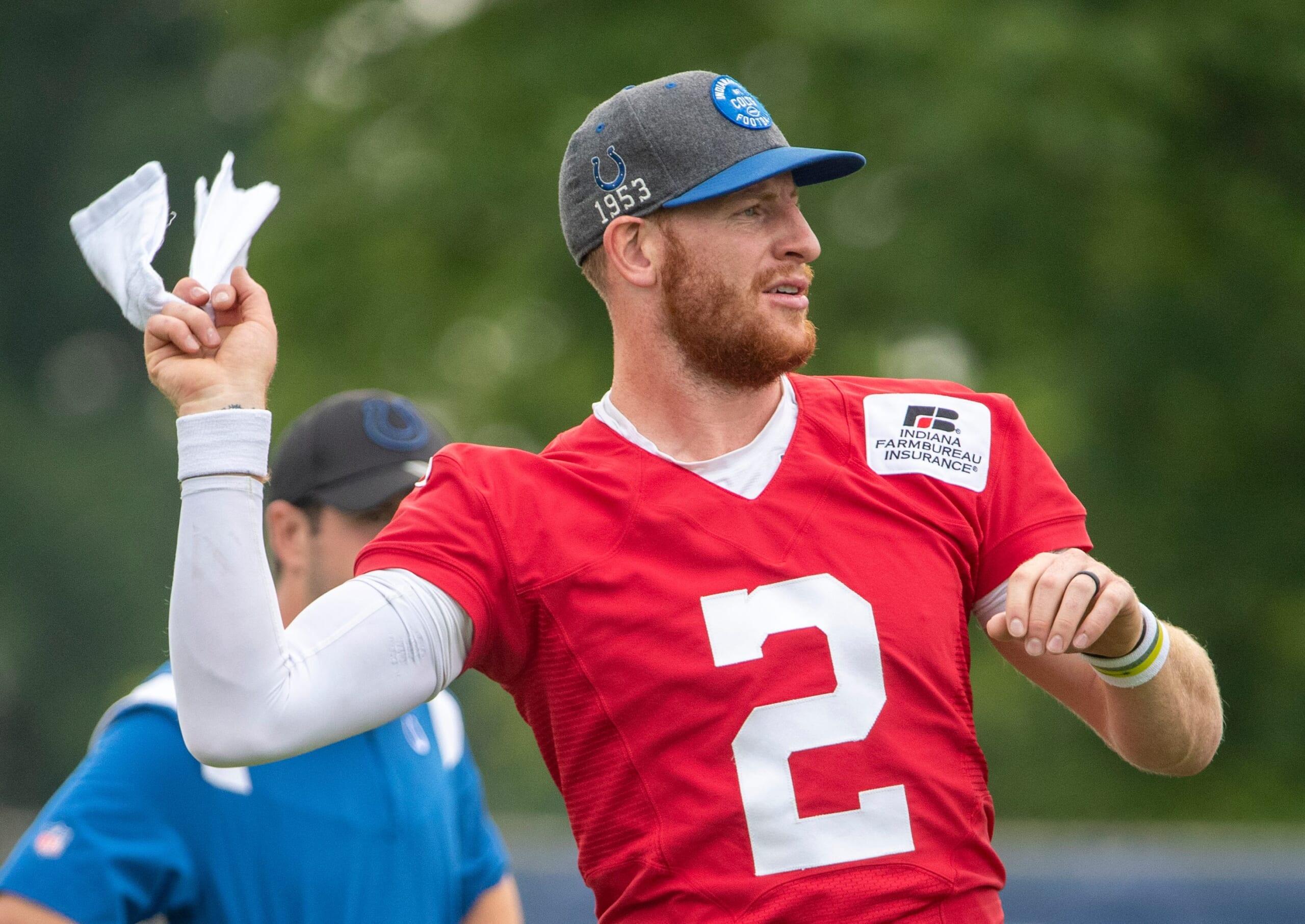 indianapolis colts super bowl odds, carson wentz injury