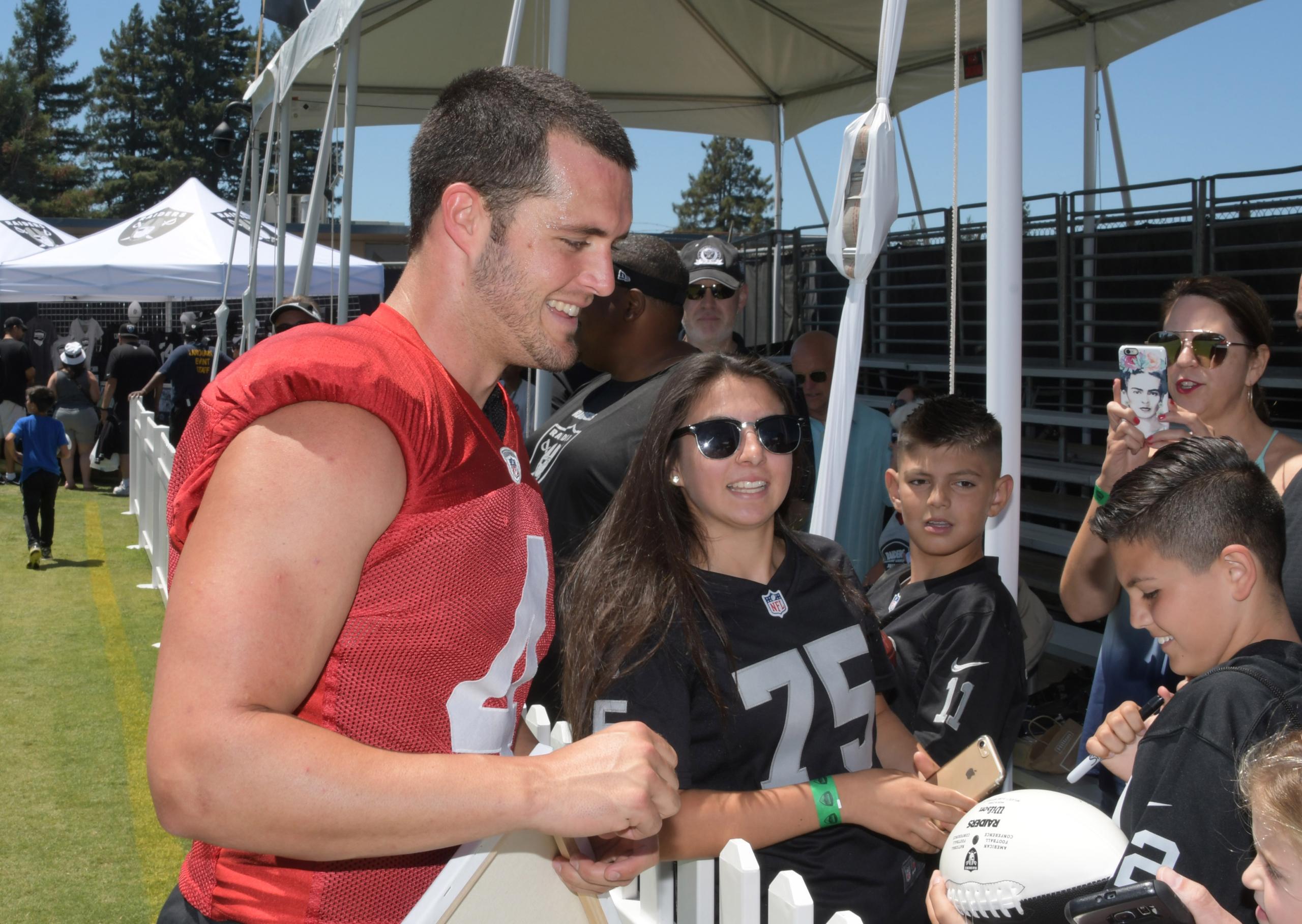 las vegas raiders training camp