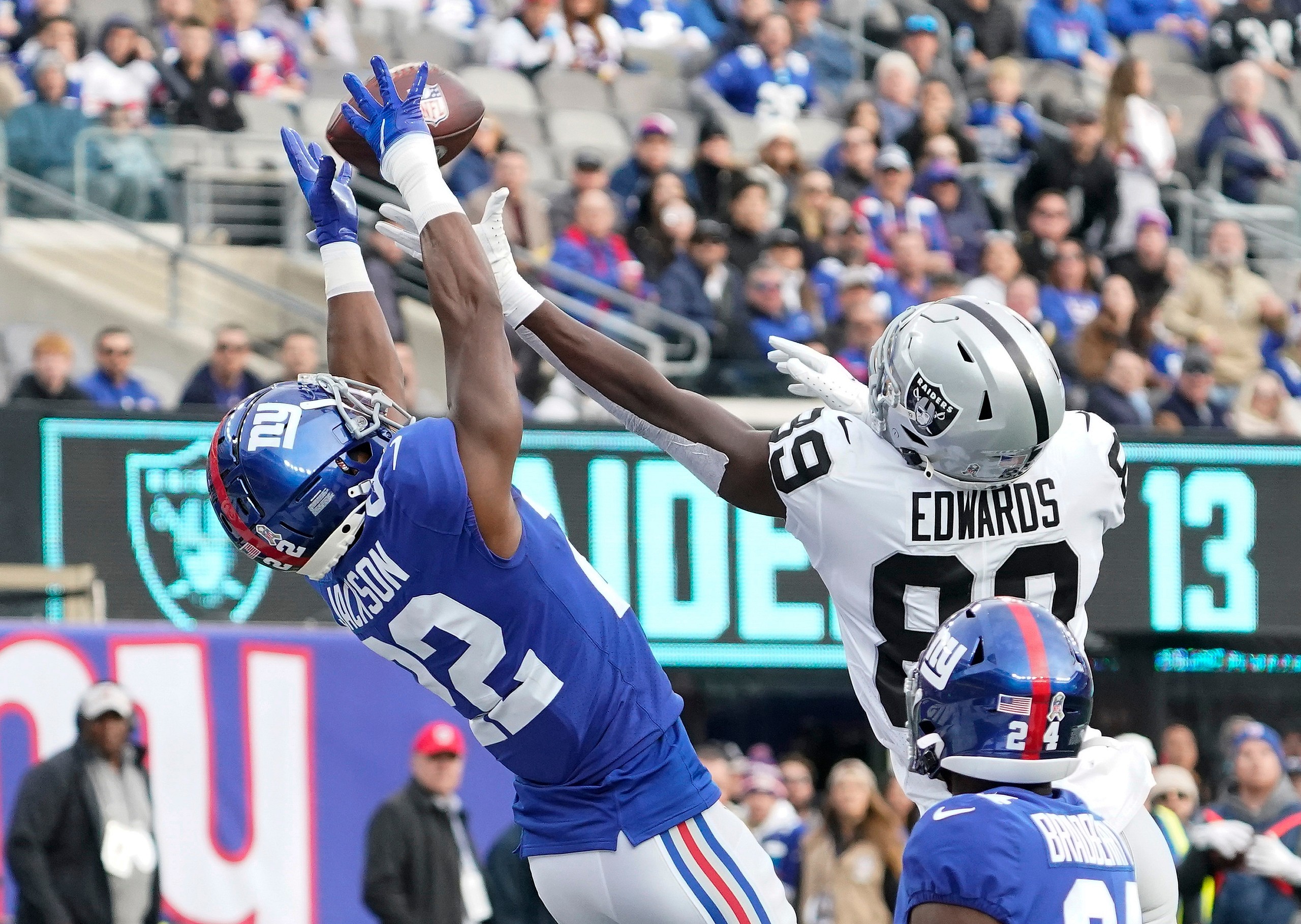 NFL: Las Vegas Raiders at New York Giants