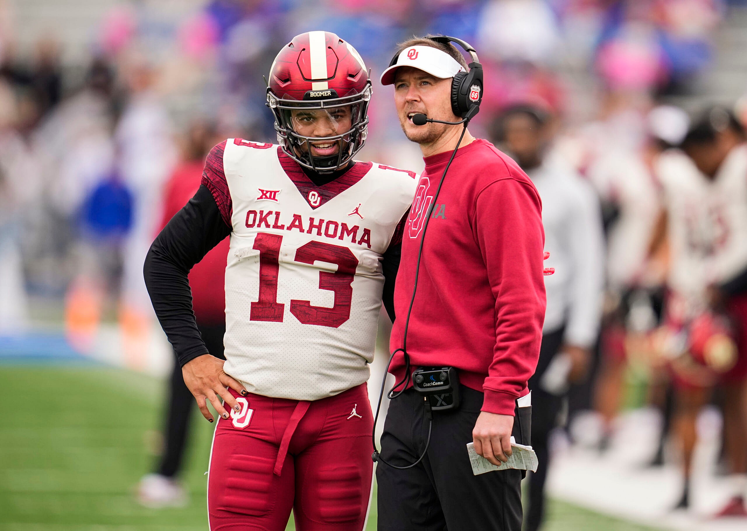 NCAA Football: Oklahoma at Kansas