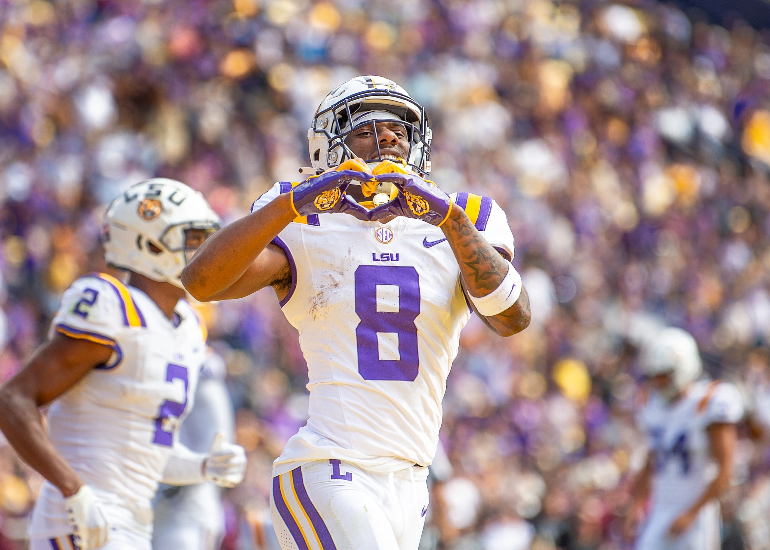 LSU wide receiver Malik Nabers