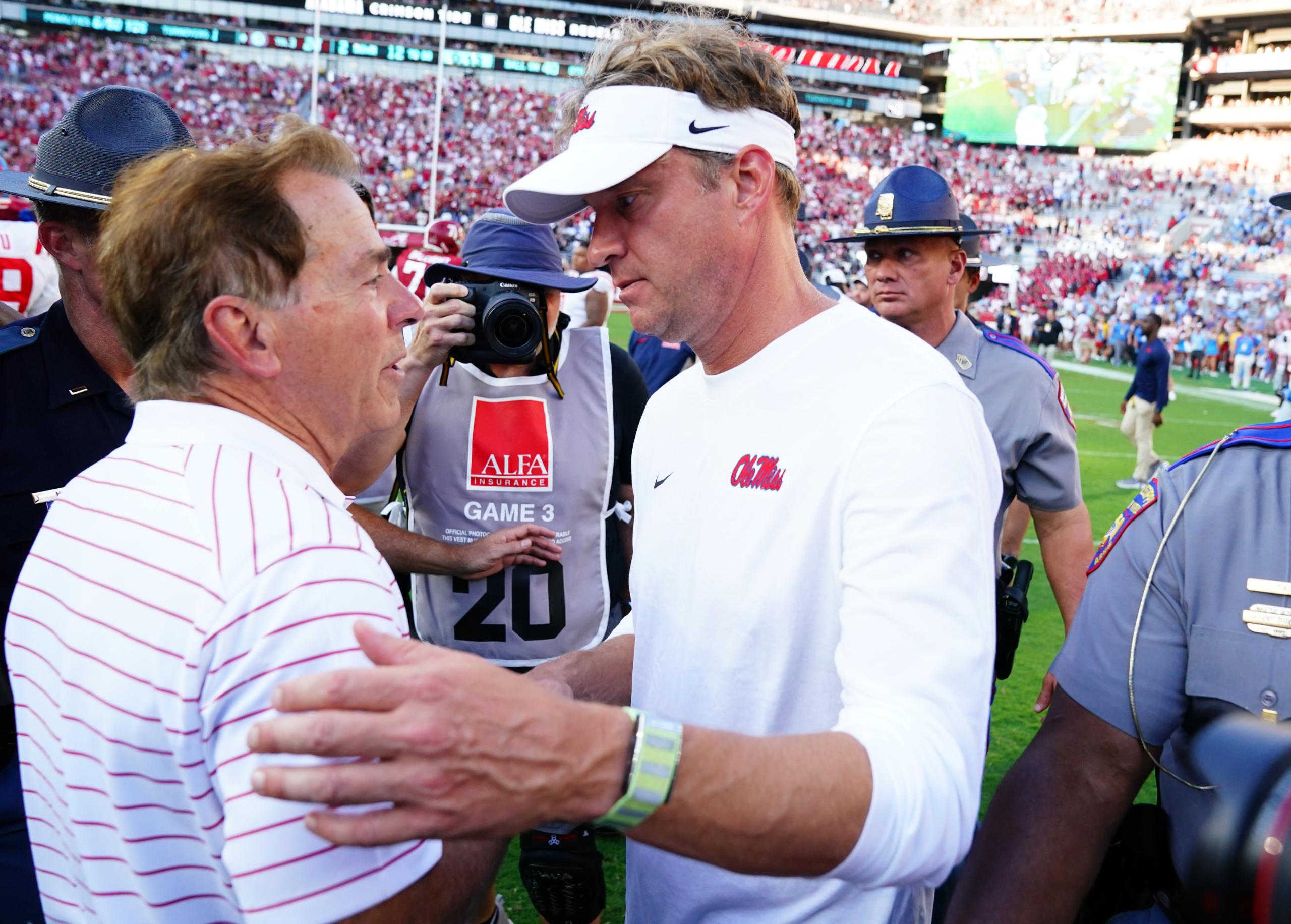 NCAA Football: Mississippi at Alabama