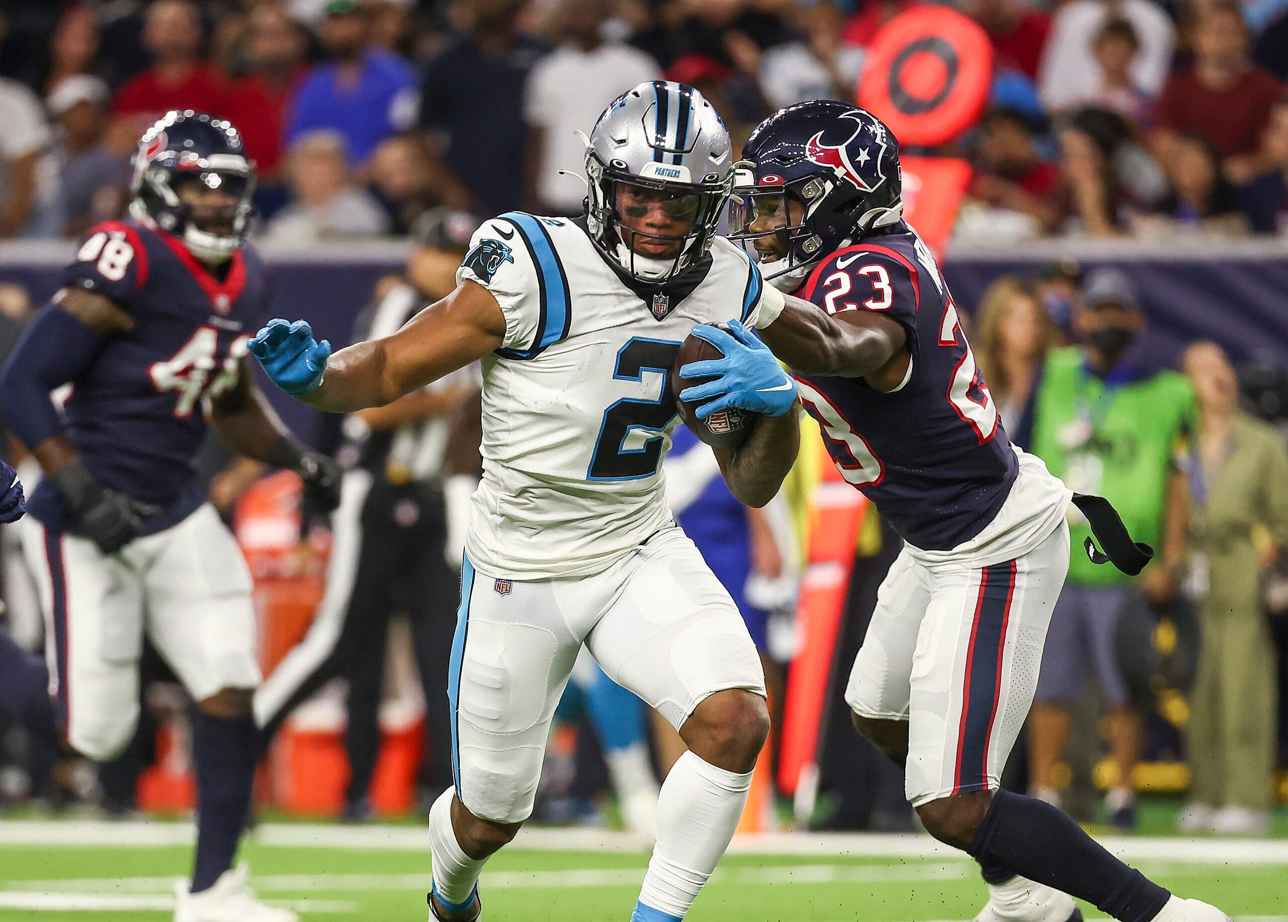 carolina panthers d.j. moore against houston texans