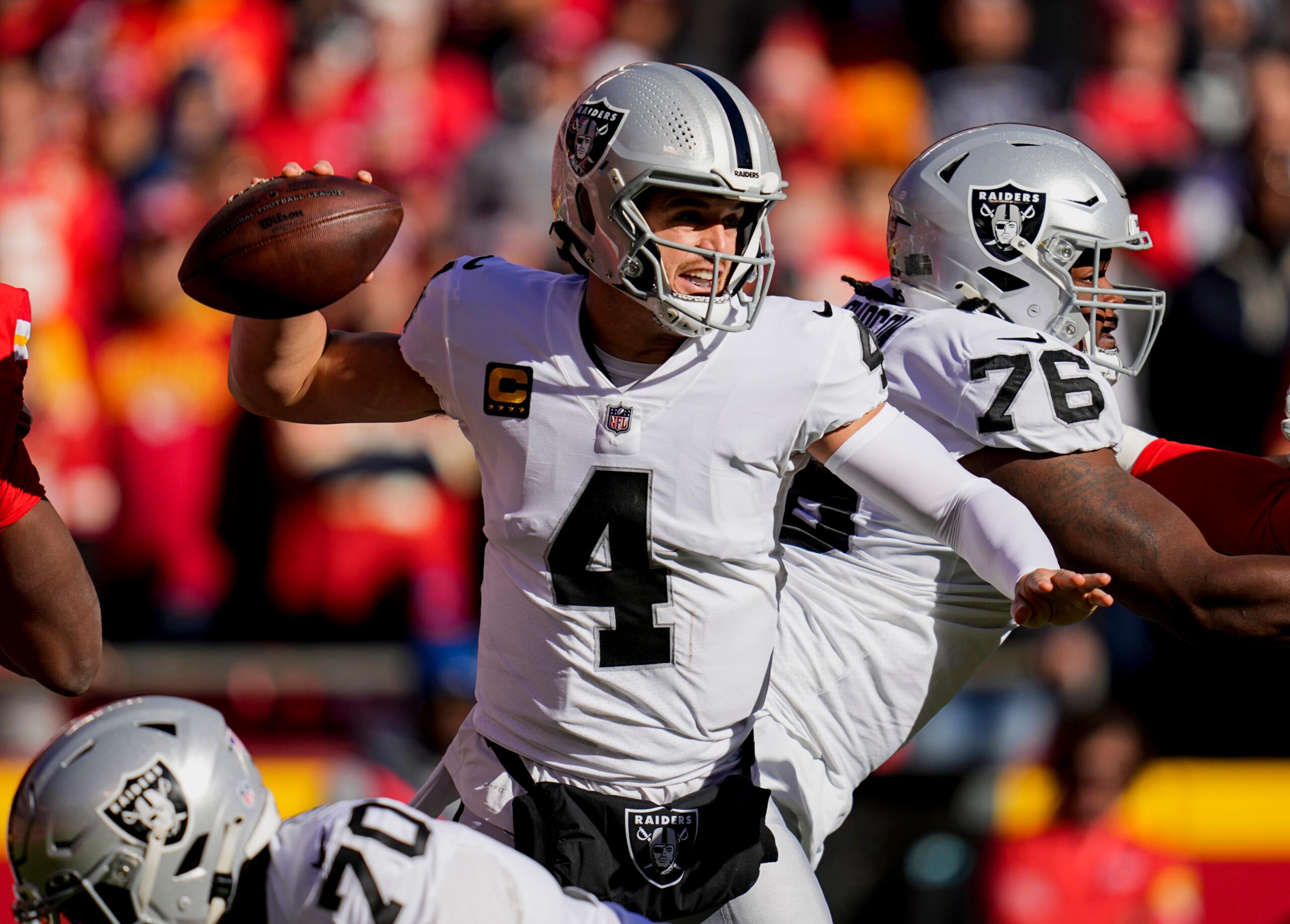 las vegas raiders' derek carr