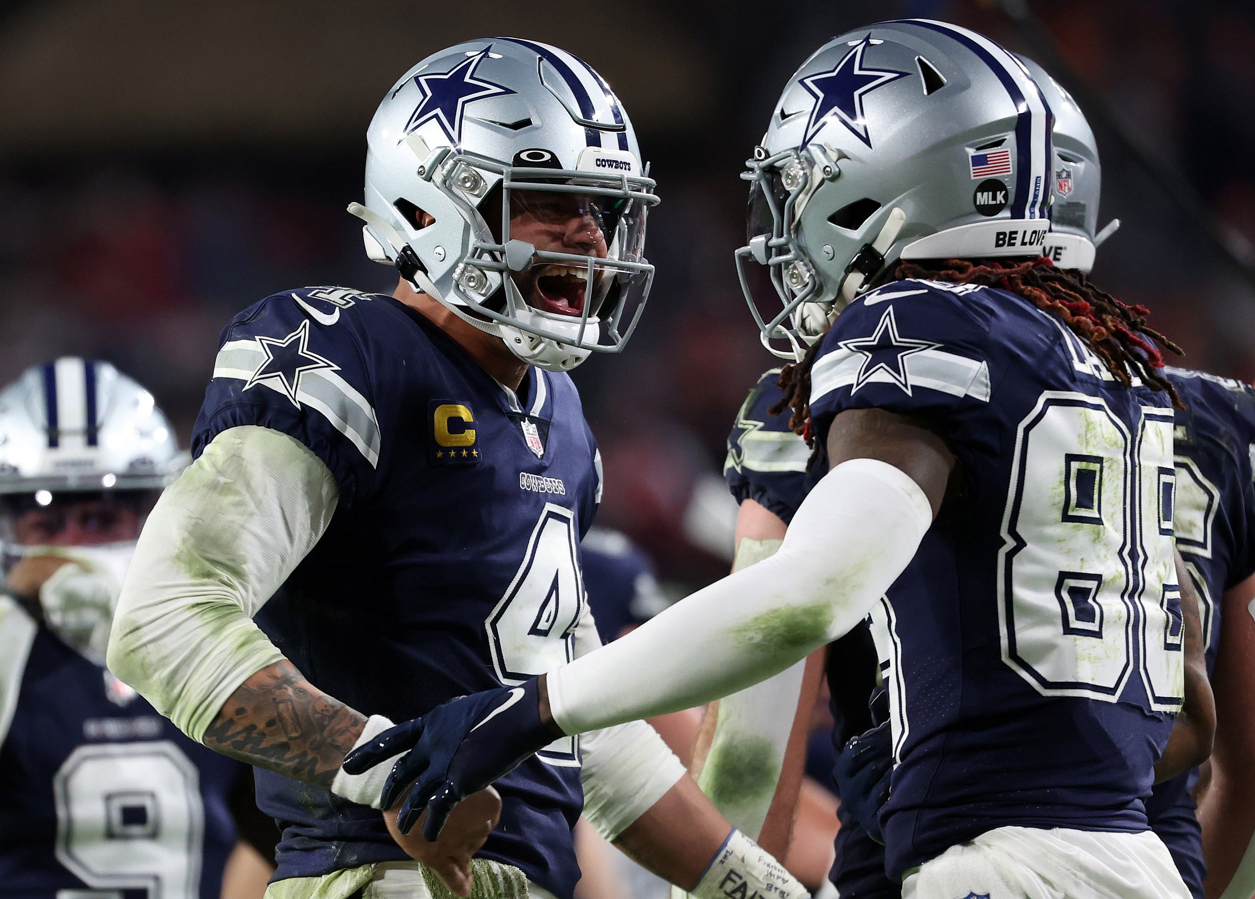 dallas cowboys dak prescott, ceedee lamb