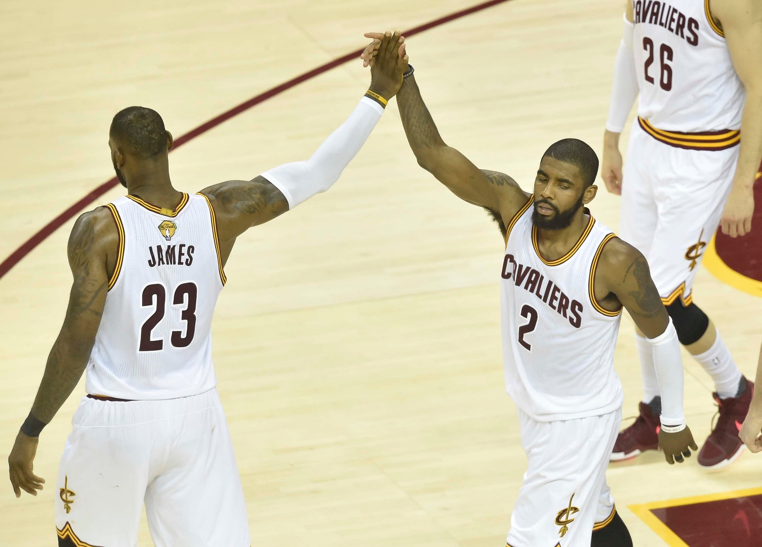 kyrie irving, cleveland cavaliers, lebron james