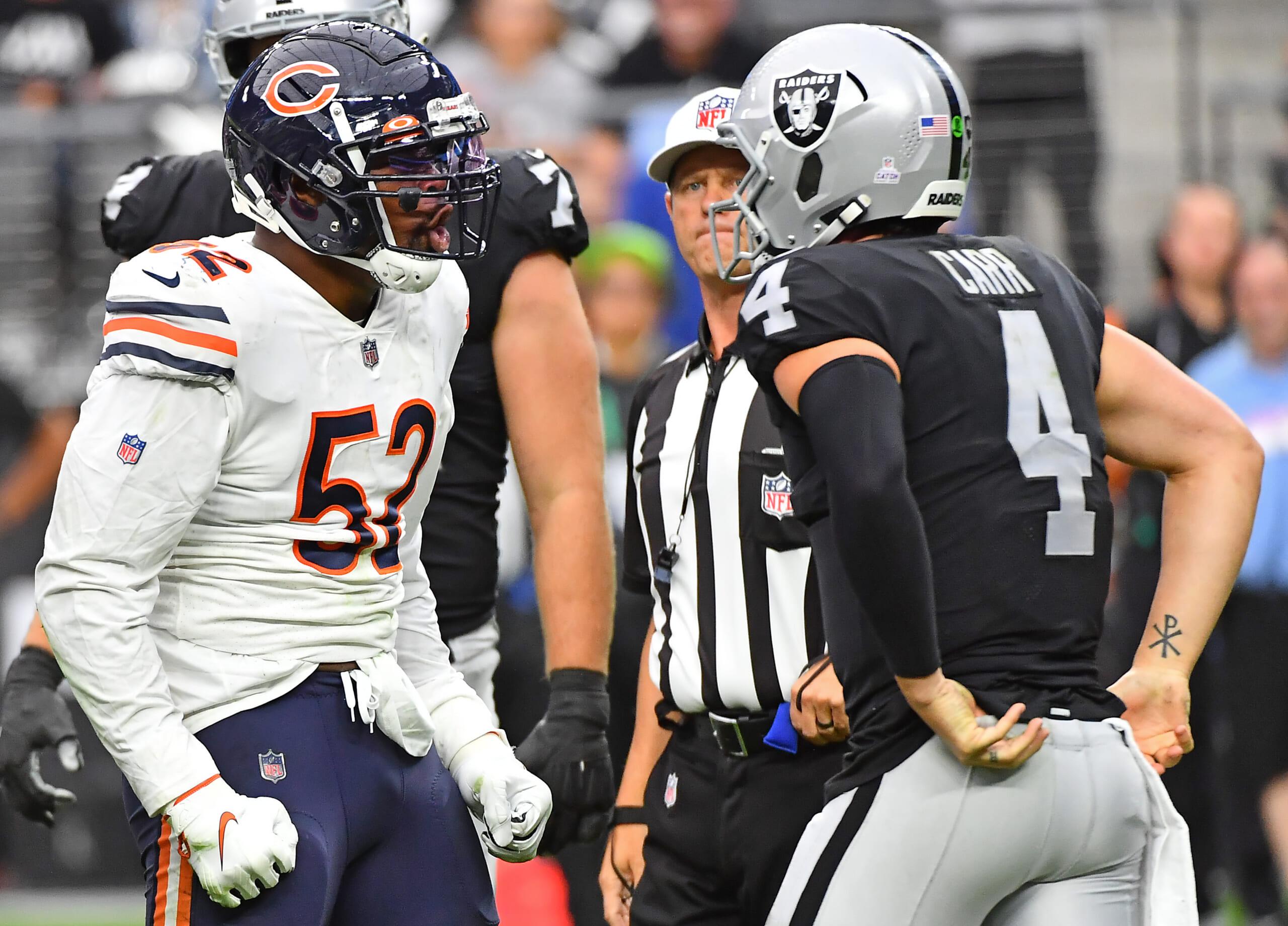 NFL: Chicago Bears at Las Vegas Raiders