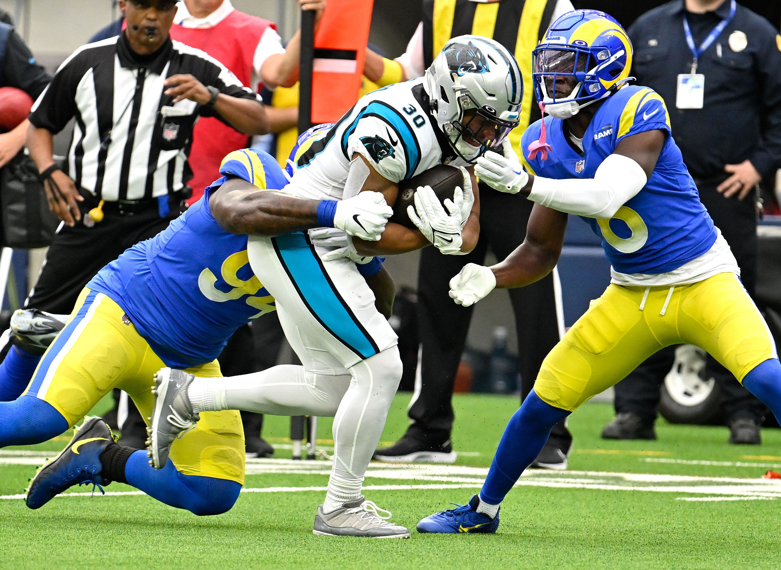 NFL-Carolina Panthers at Los Angeles Rams