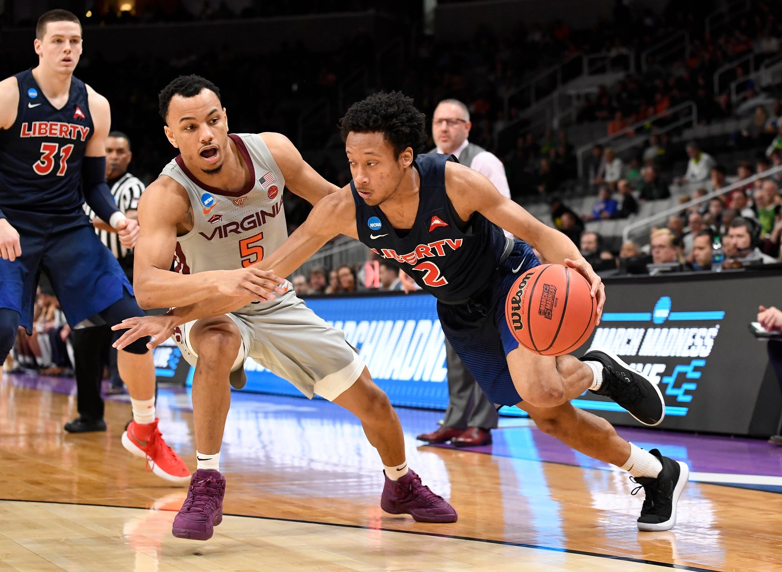 NCAA Basketball: NCAA Tournament-Second Round-Liberty vs Virginia Tech