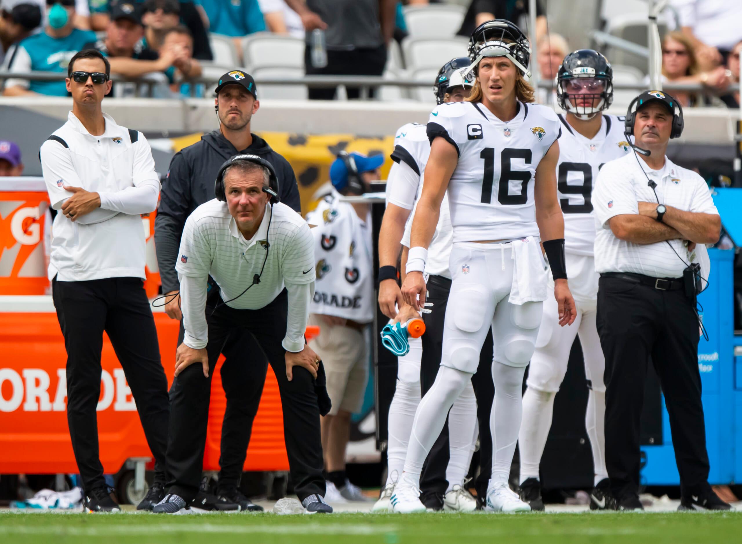 jacksonville jaguars must save trevor lawrence, fire urban meyer
