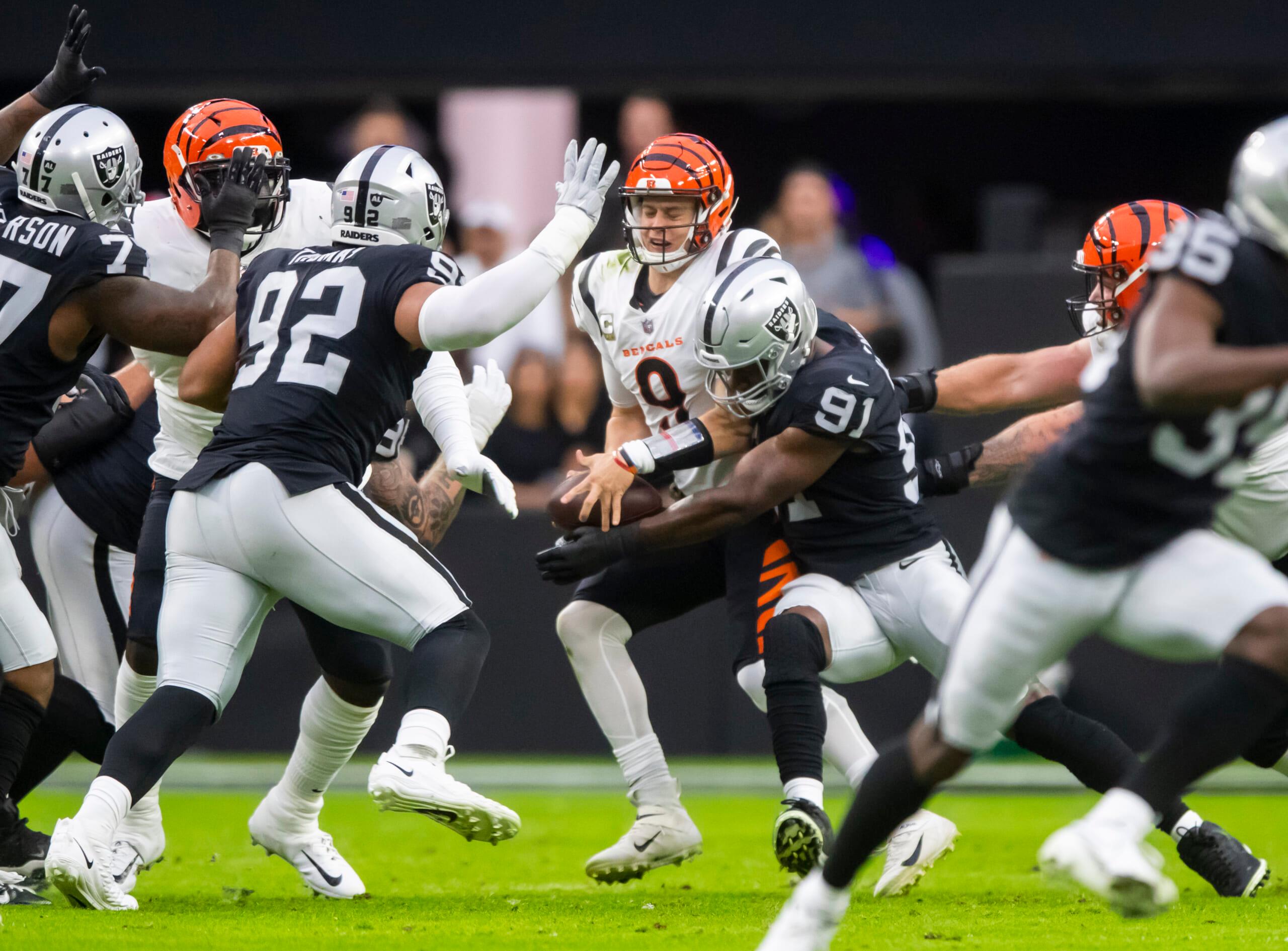 raiders at bengals
