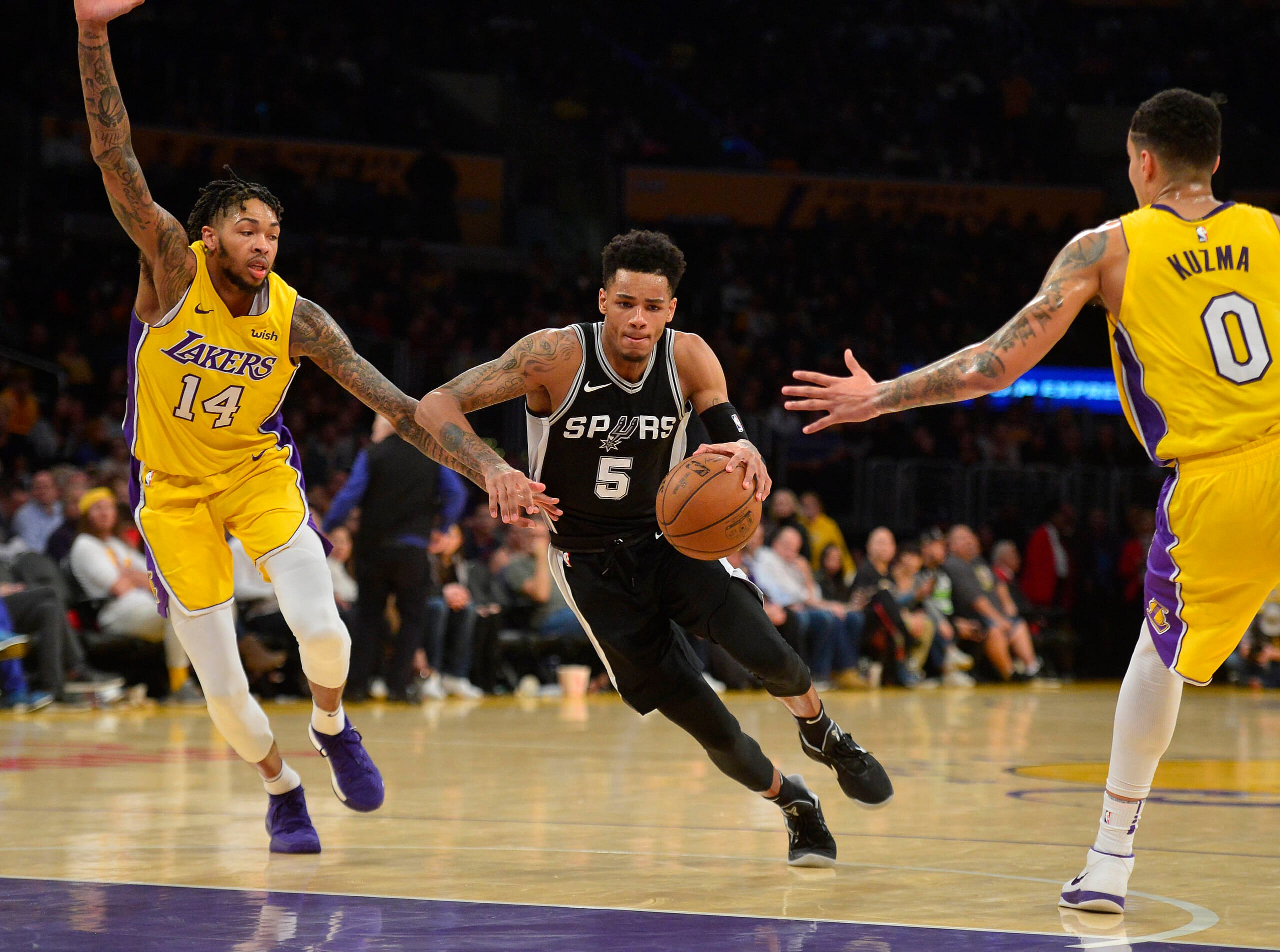 lakers trade kyle kuzma for dejounte murray