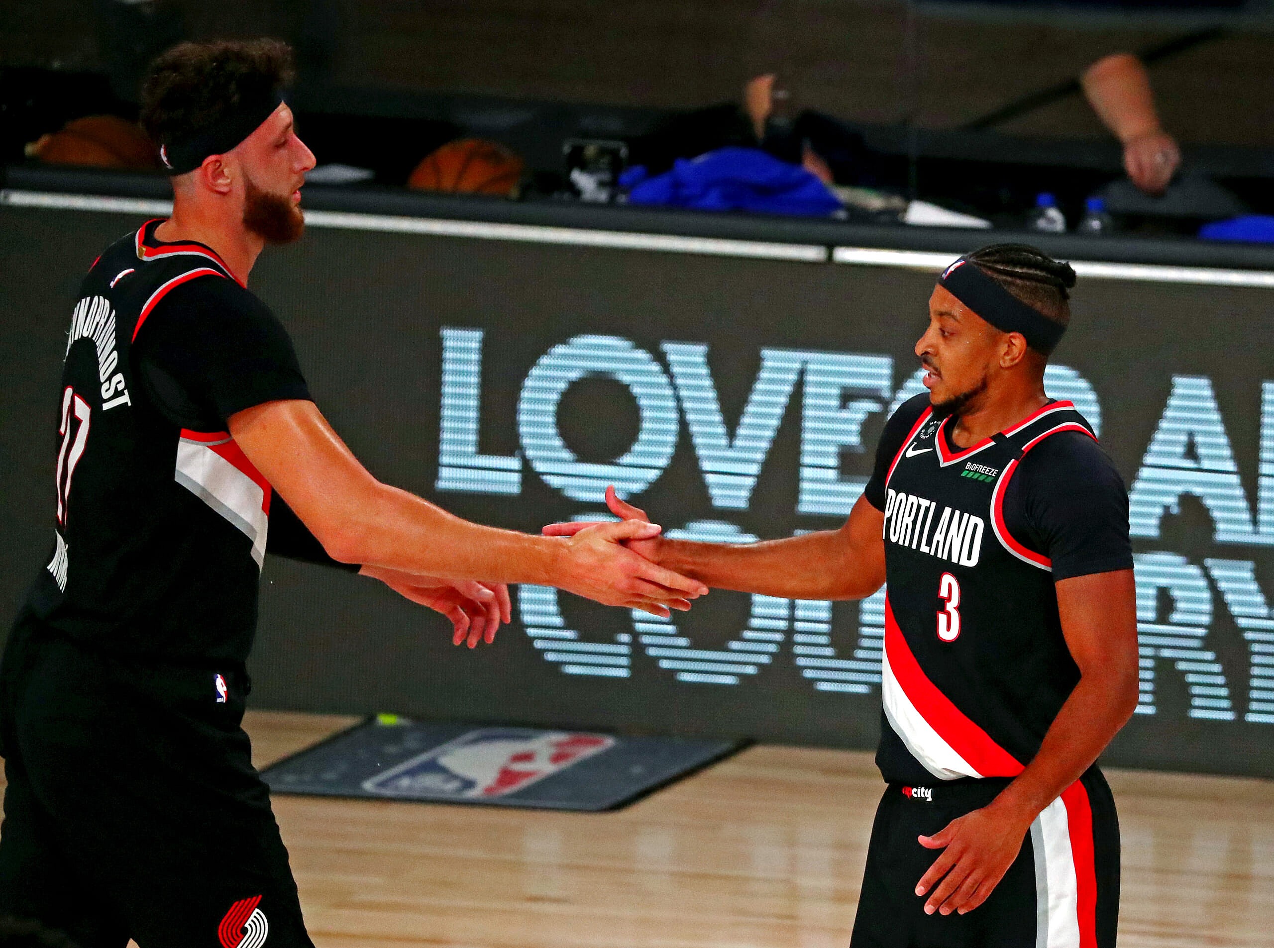 NBA: Playoffs-Portland Trailblazers at Los Angeles Lakers