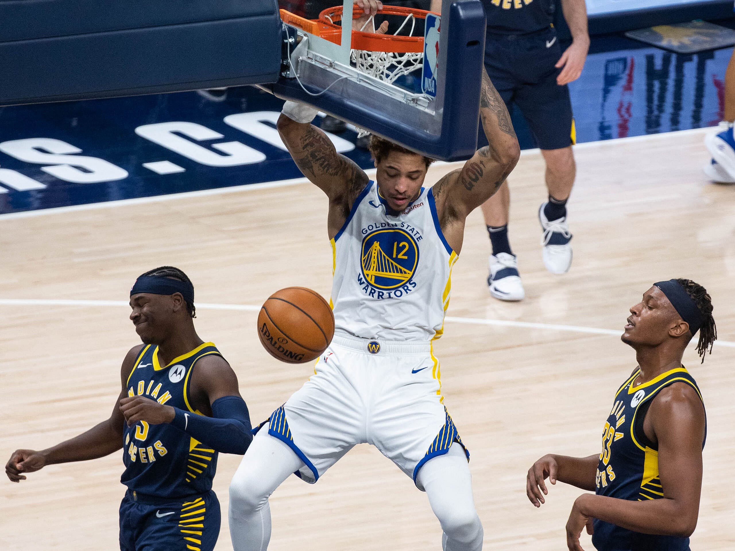 indiana pacers trade myles turner to the golden state warriors for kelly oubre