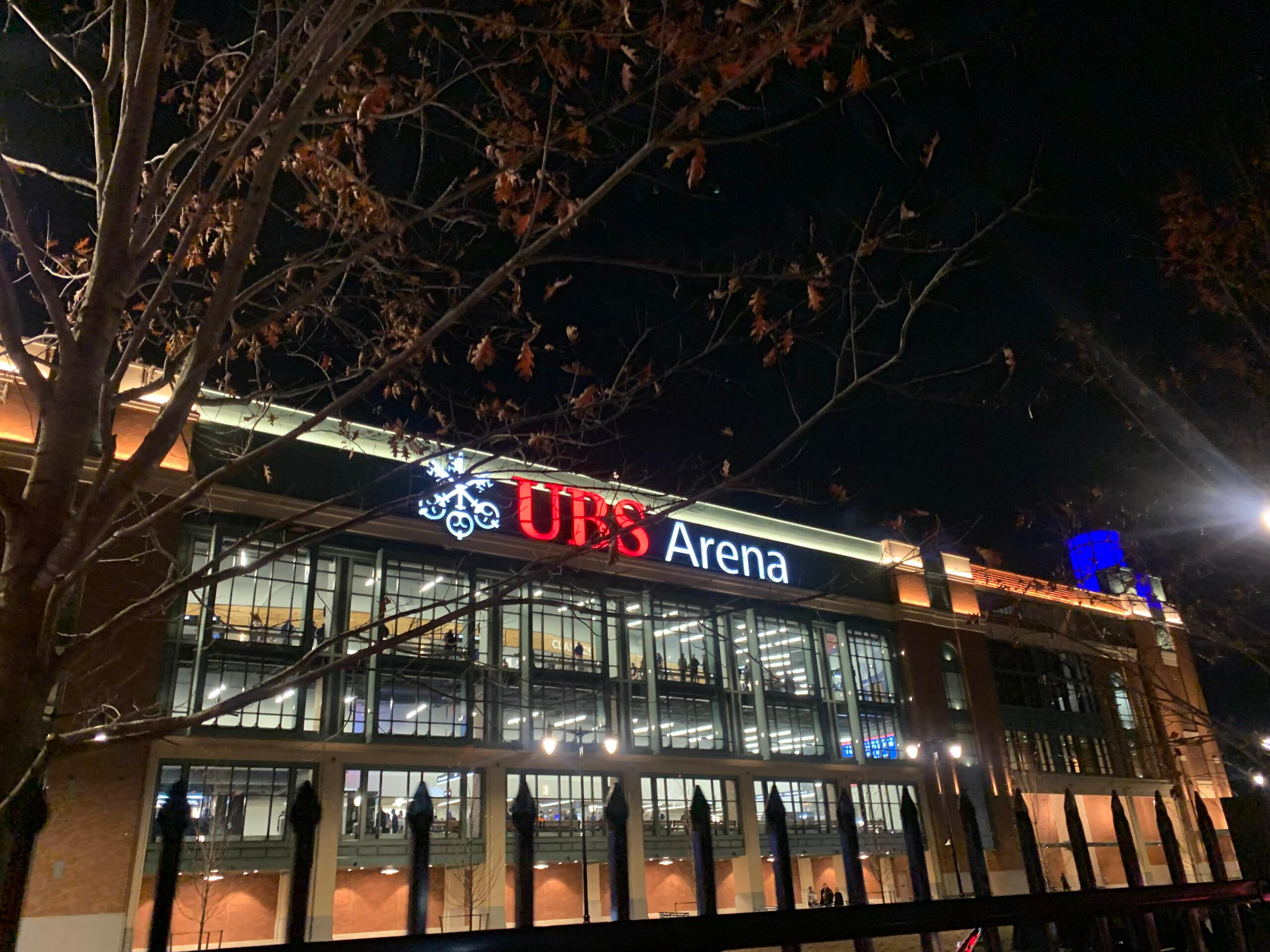 UBS Arena exterior
