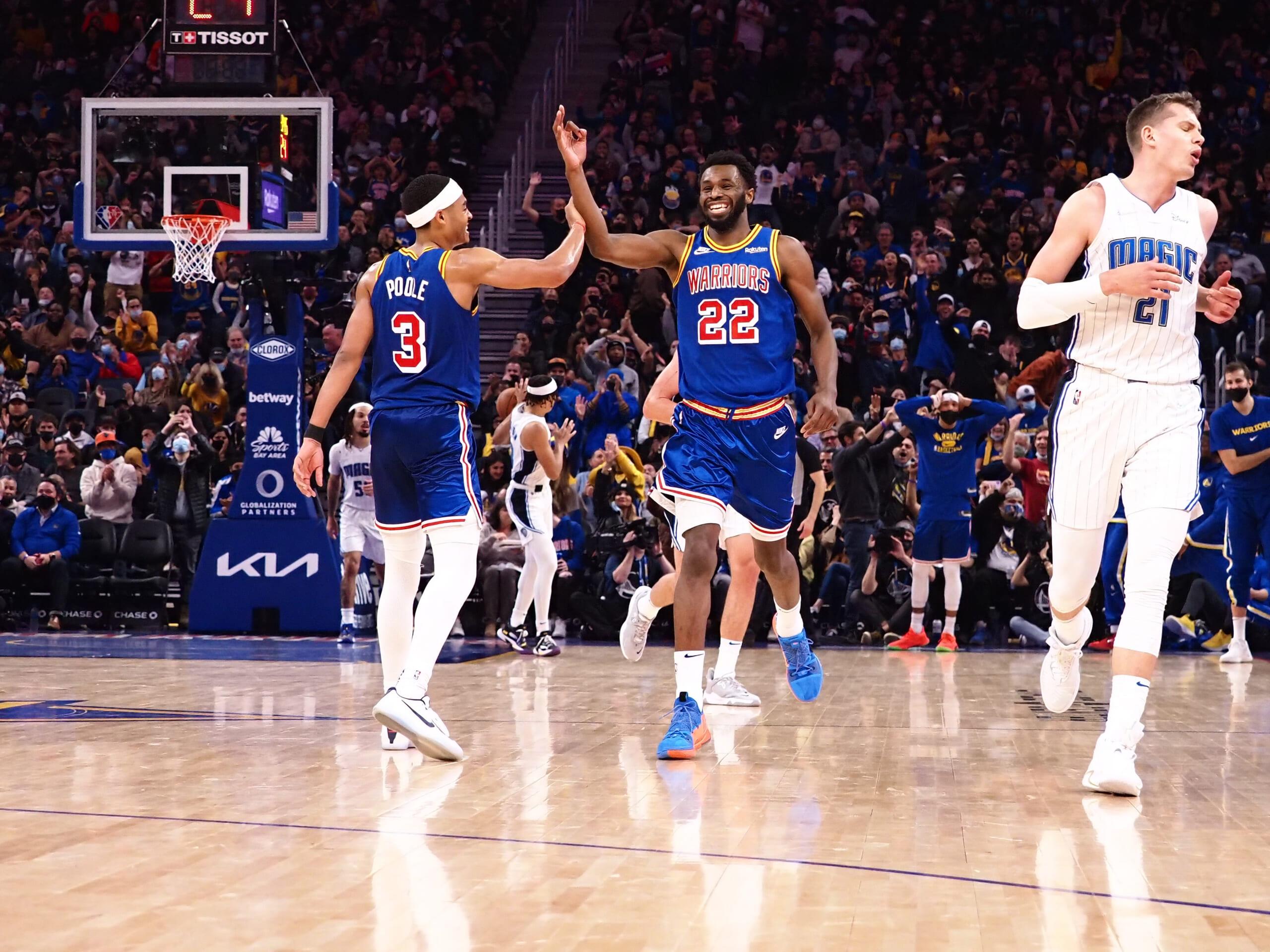 jordan poole contract extension, andrew wiggins, golden state warriors