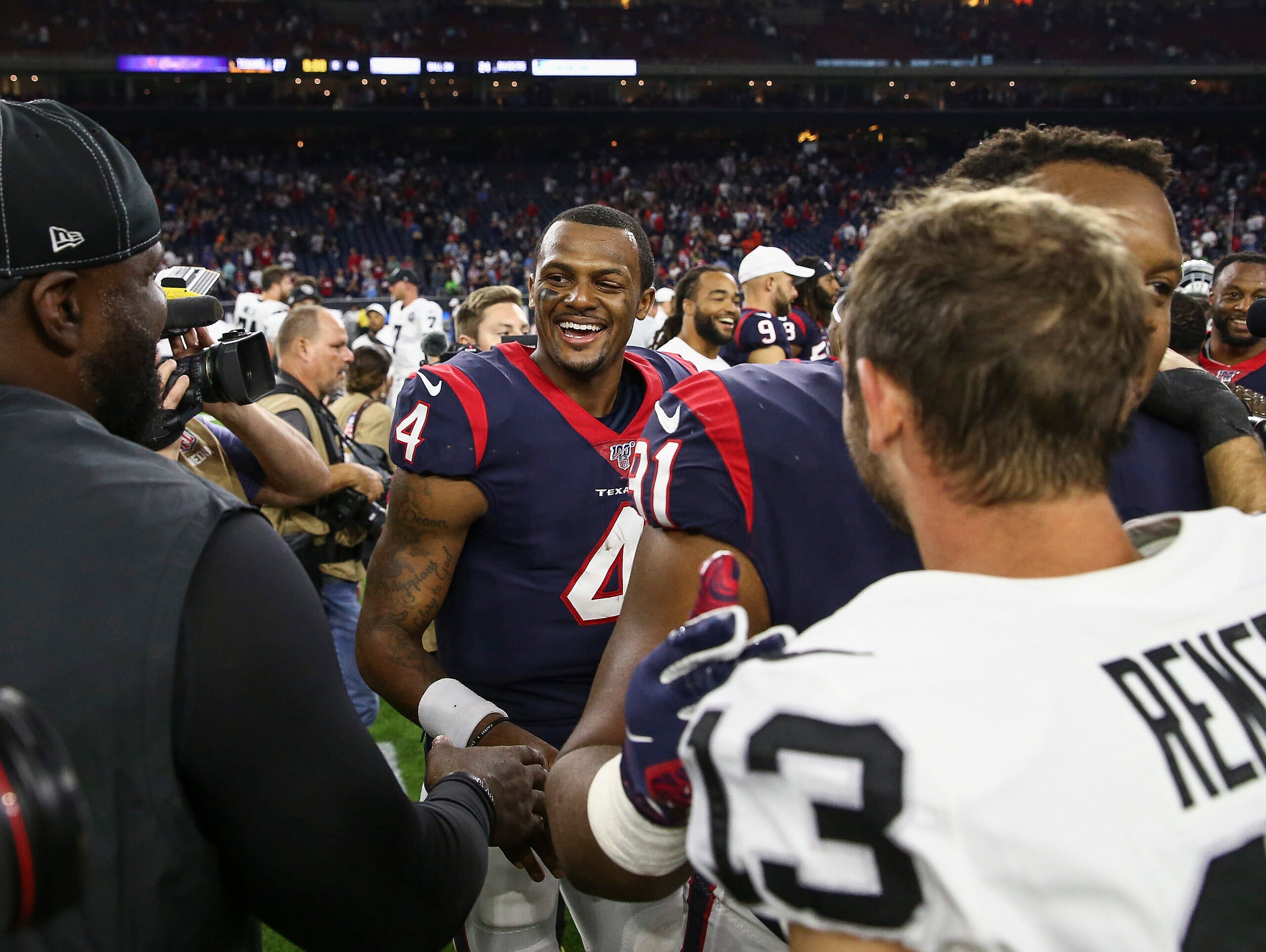 las vegas raiders trade for deshaun watson