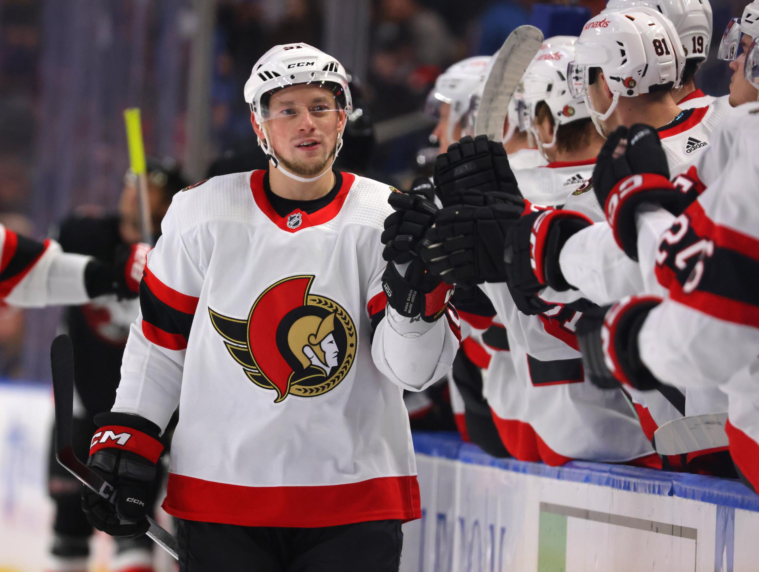 NHL: Ottawa Senators at Buffalo Sabres