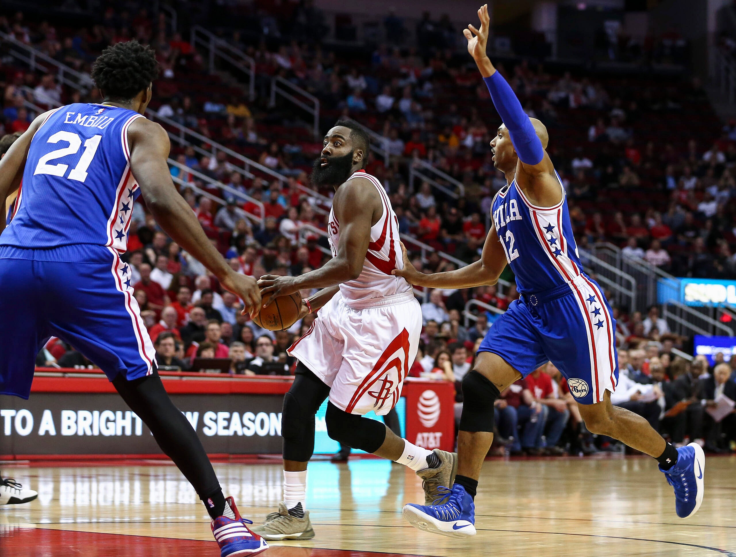 NBA: Philadelphia 76ers at Houston Rockets