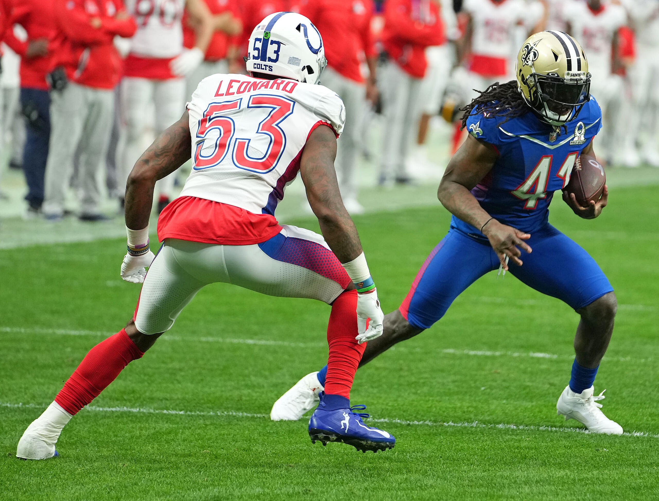 new orleans saints alvin kamara arrested in las vegas following pro bowl