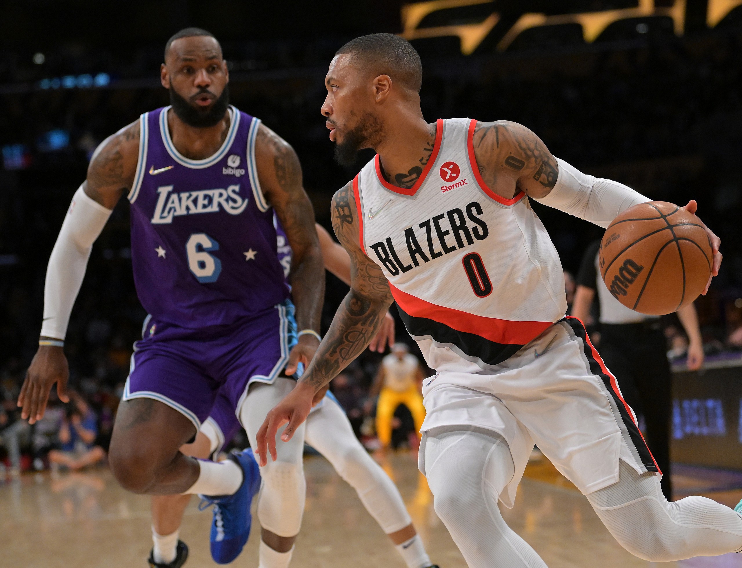 NBA: Portland Trail Blazers at Los Angeles Lakers