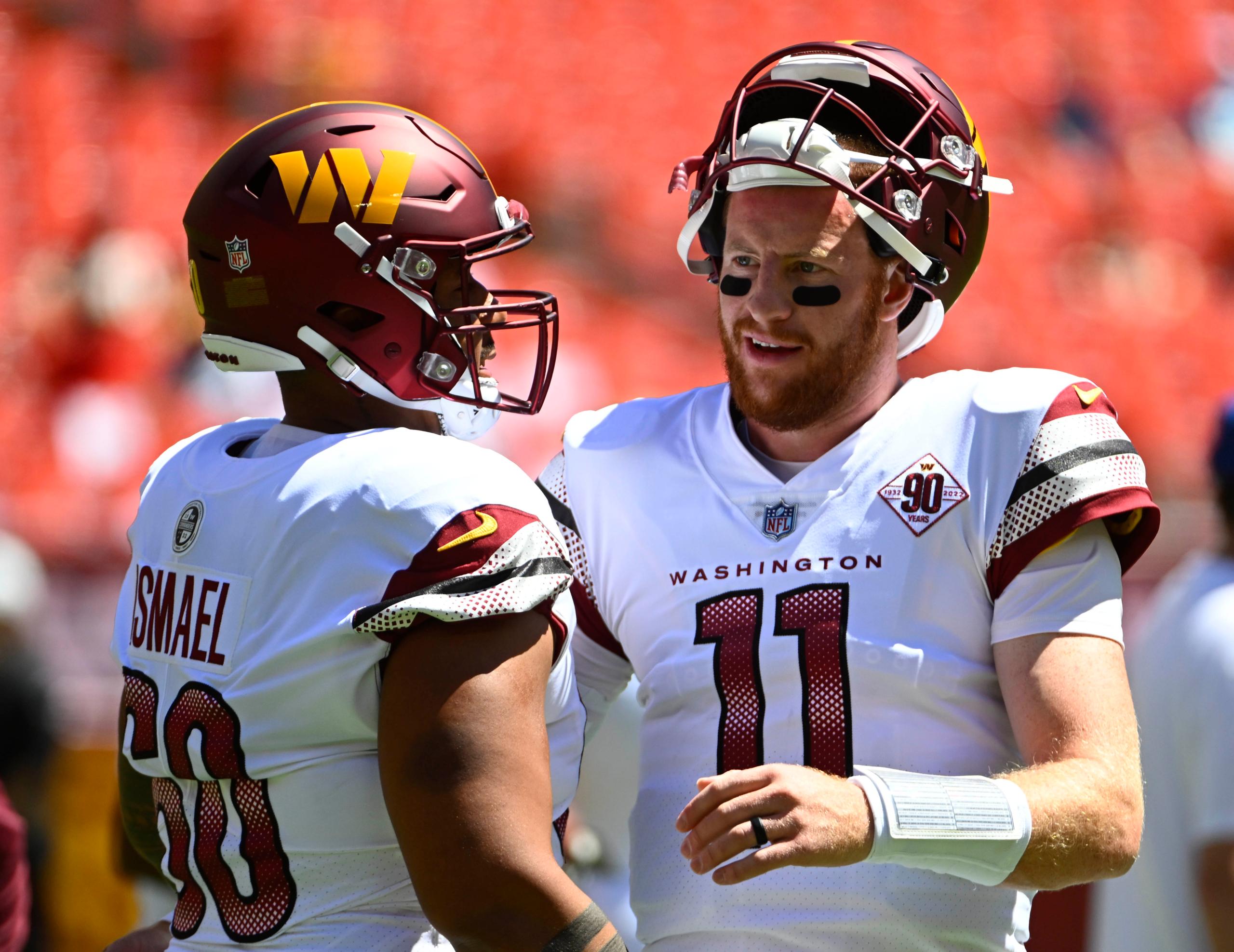 carson wentz, washington commanders