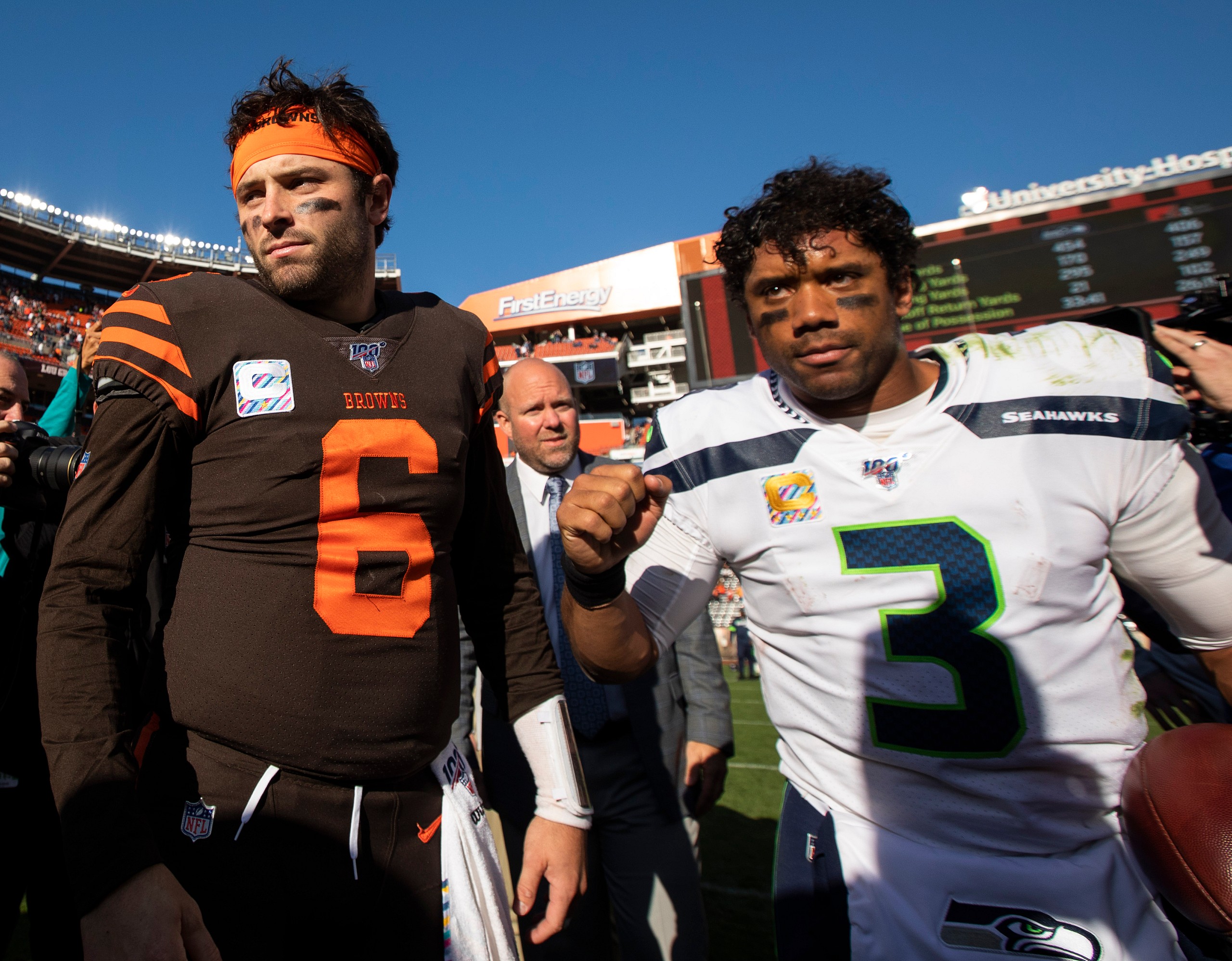 seattle seahawks, baker mayfield