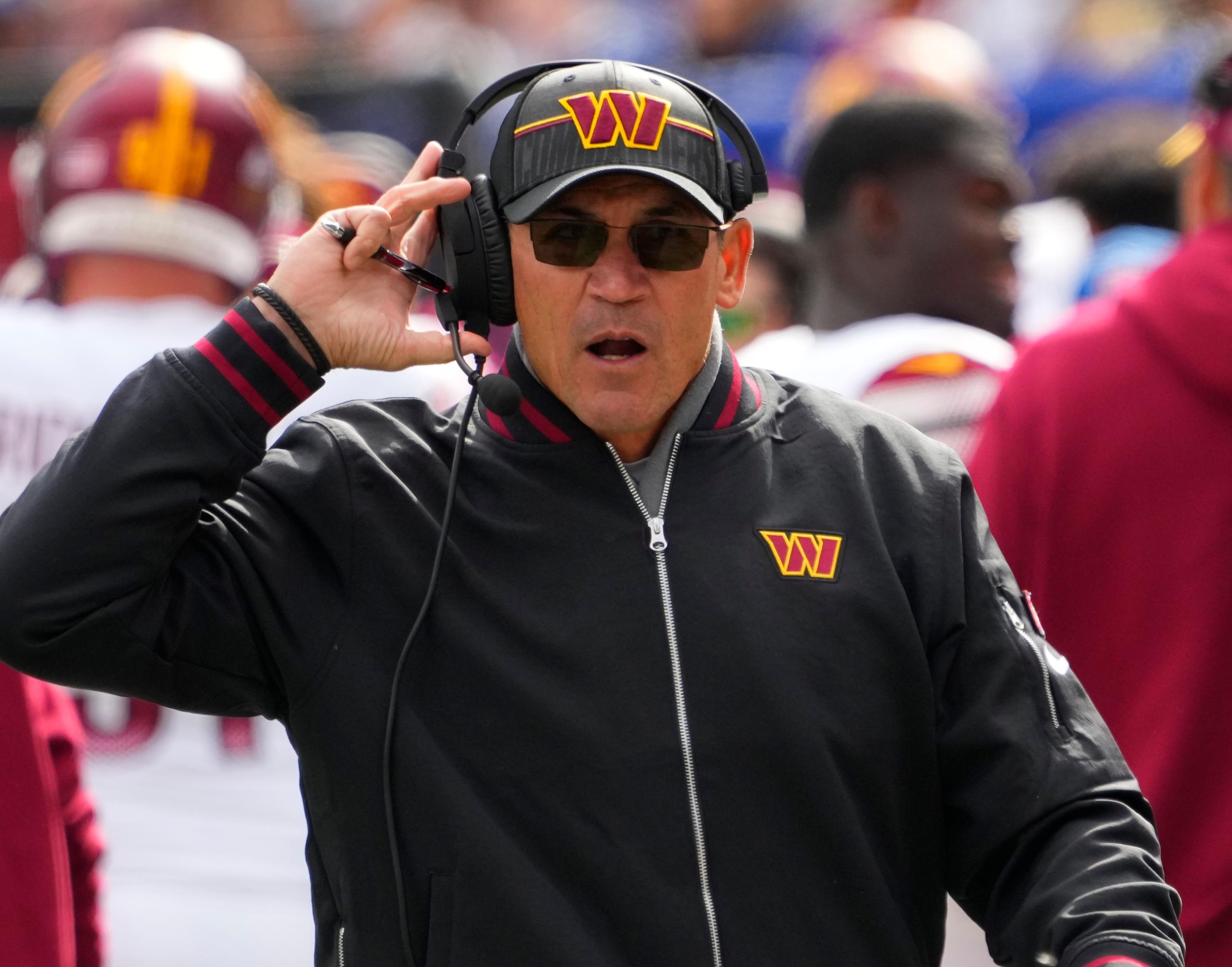 nfl hot seat: washington commanders; ron rivrea