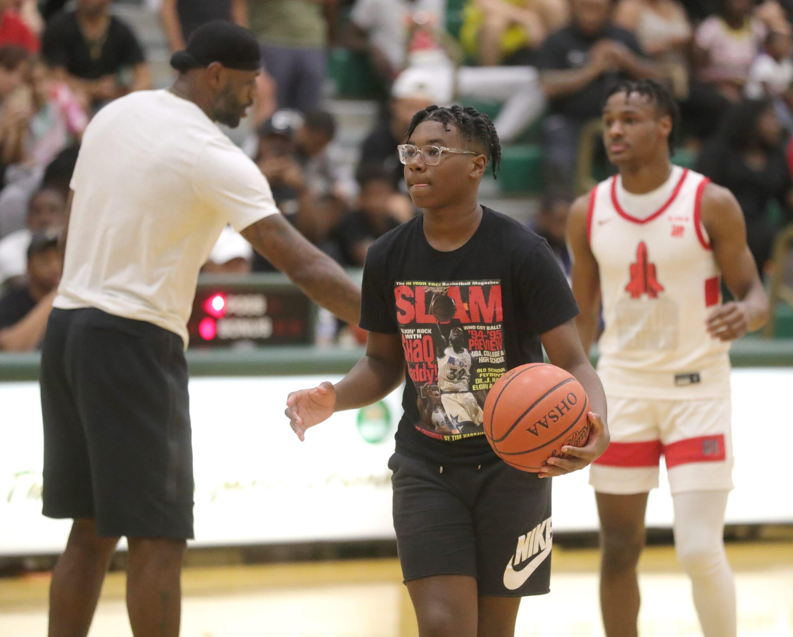 lebron james, bronny james