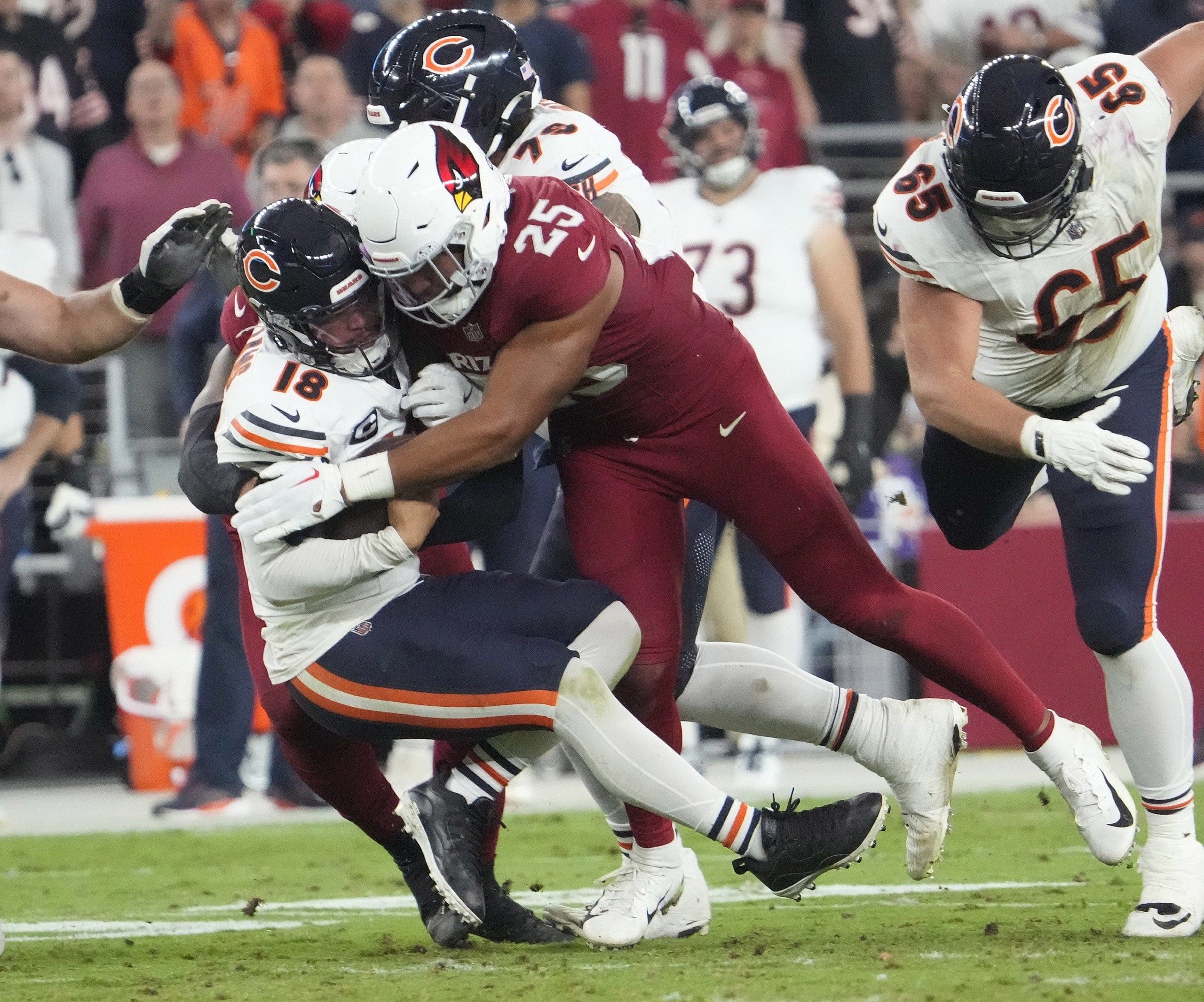 Chicago Bears quarterback Caleb Williams