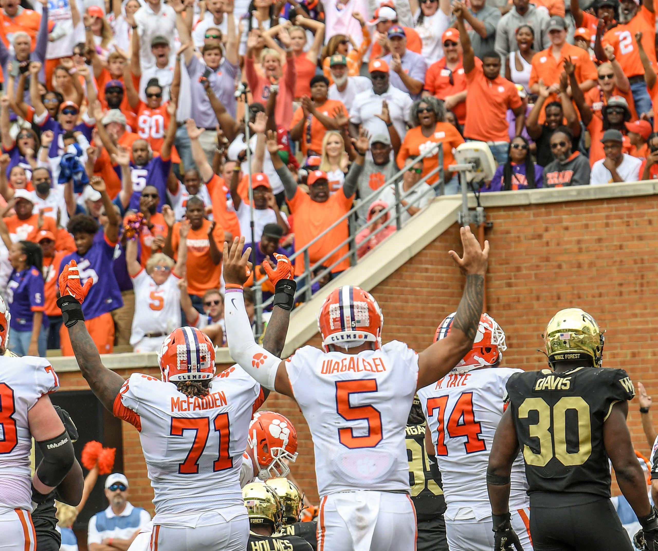 NCAA Football: Clemson at Wake Forest
