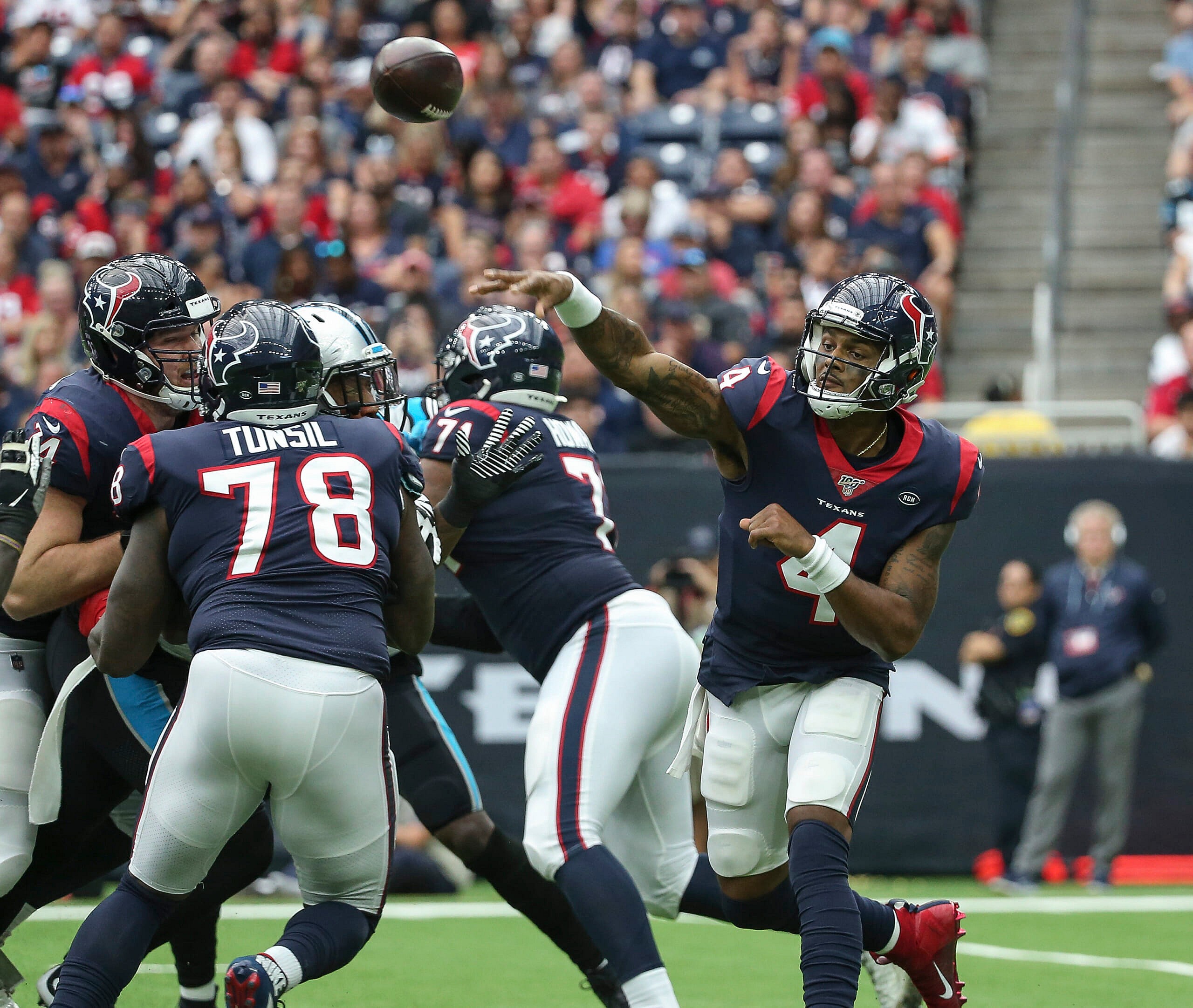 NFL: Carolina Panthers at Houston Texans