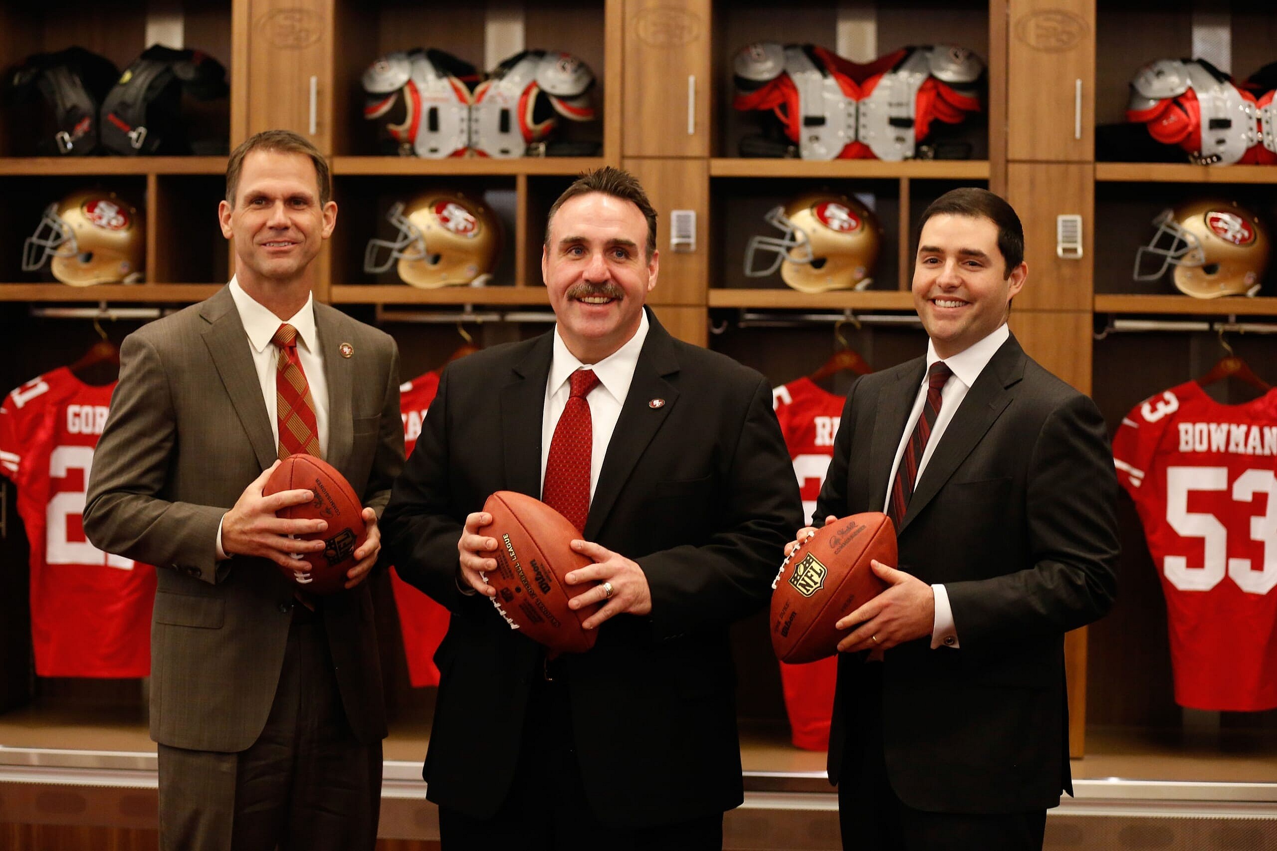 Jed York Trent Baalke Jim Tomsula