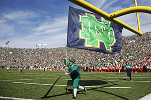 Fighting Irish and real Leprechauns. That's how you do it