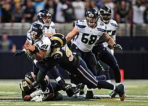 Russell Wilson sack