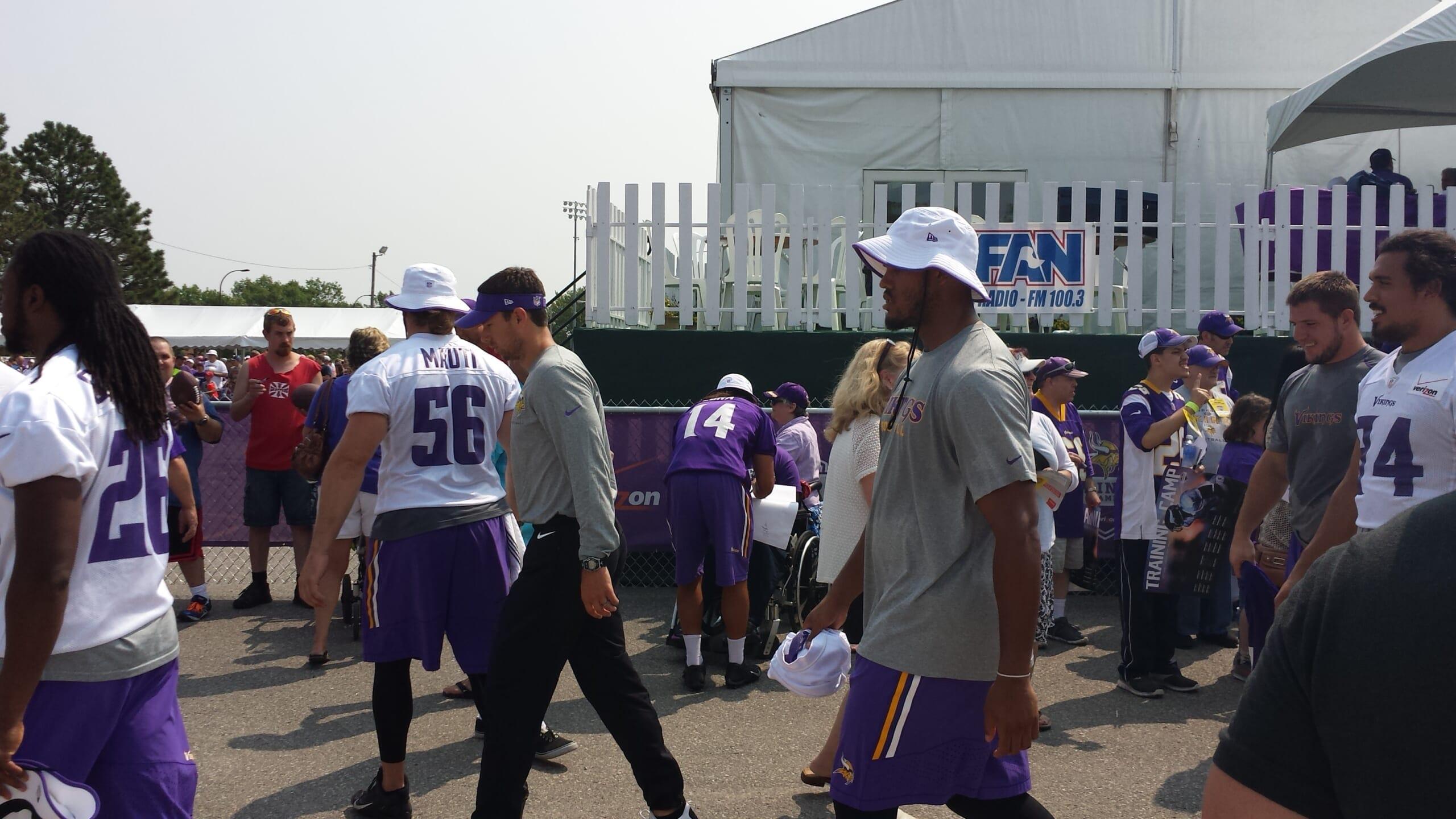 Anthony Barr is tall...and fast...and Zimmer loves  him. 
