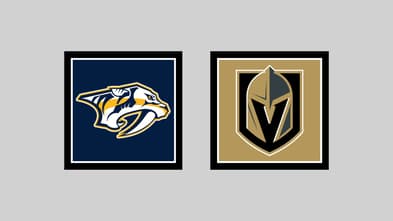 Vegas Golden Knights vs Nashville Predators HOME Gameday Graphic